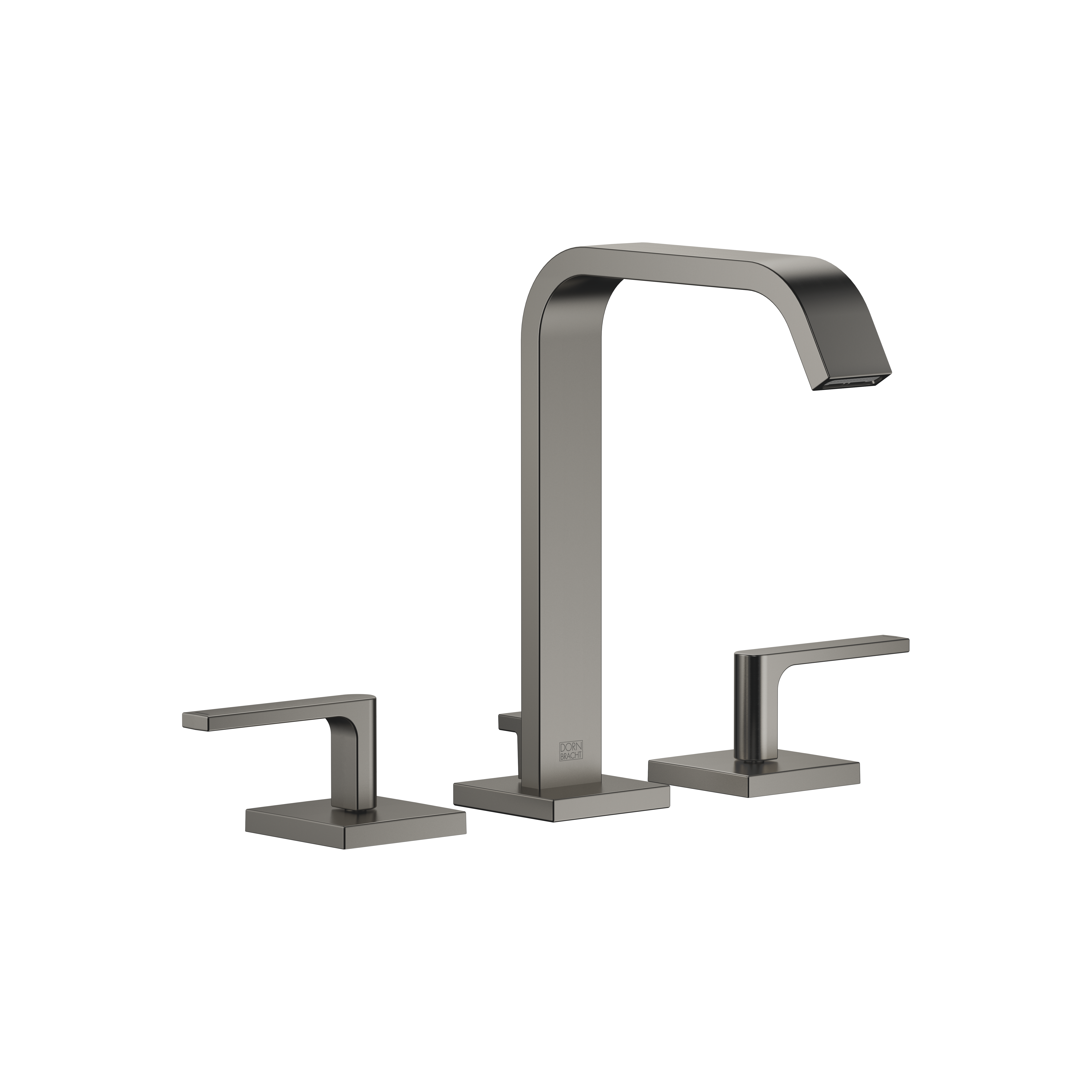 DornBracht IMO Three-hole lavatory mixer with drain - Brushed Dark Platinum