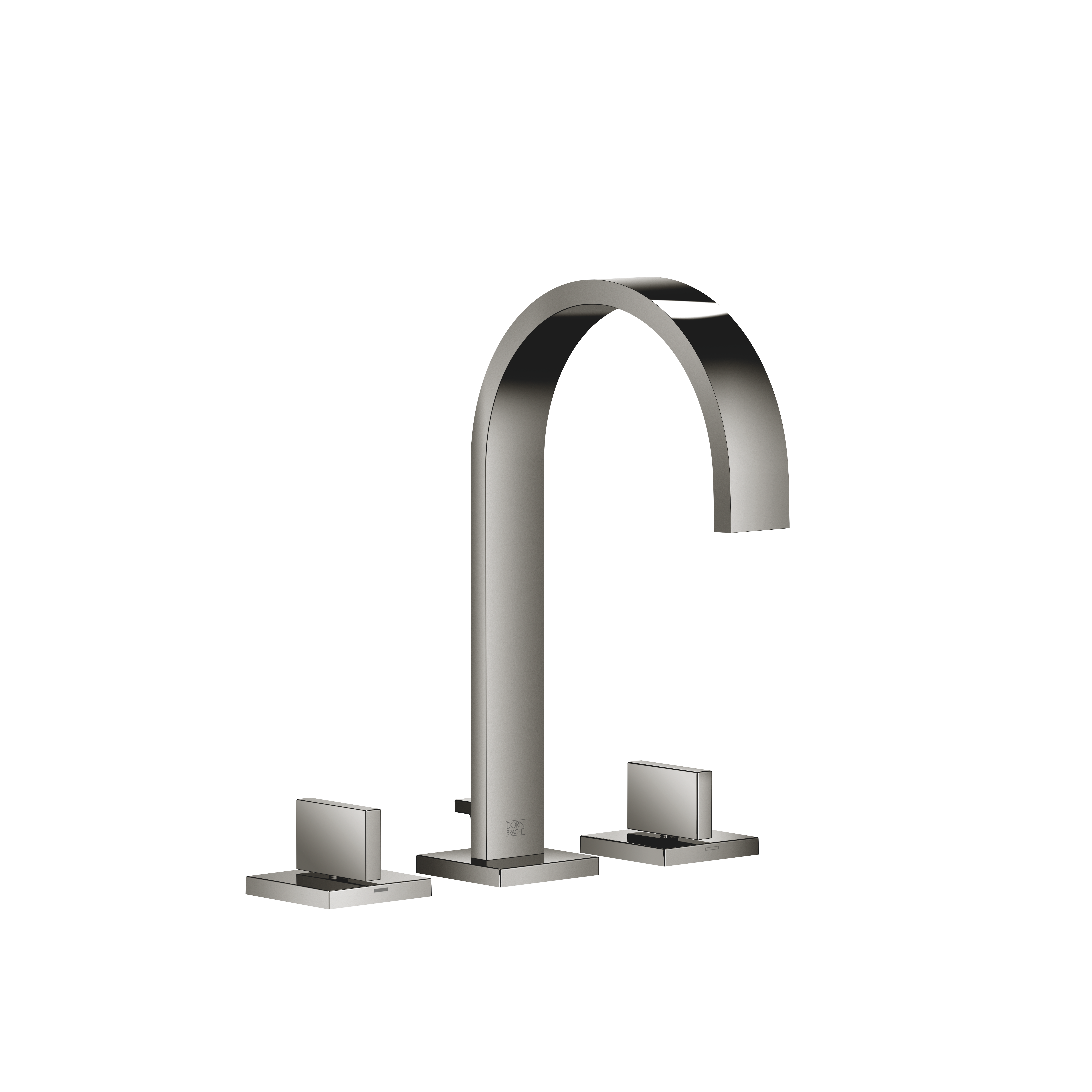 DornBracht MEM Three-hole lavatory mixer with drain - Dark Chrome