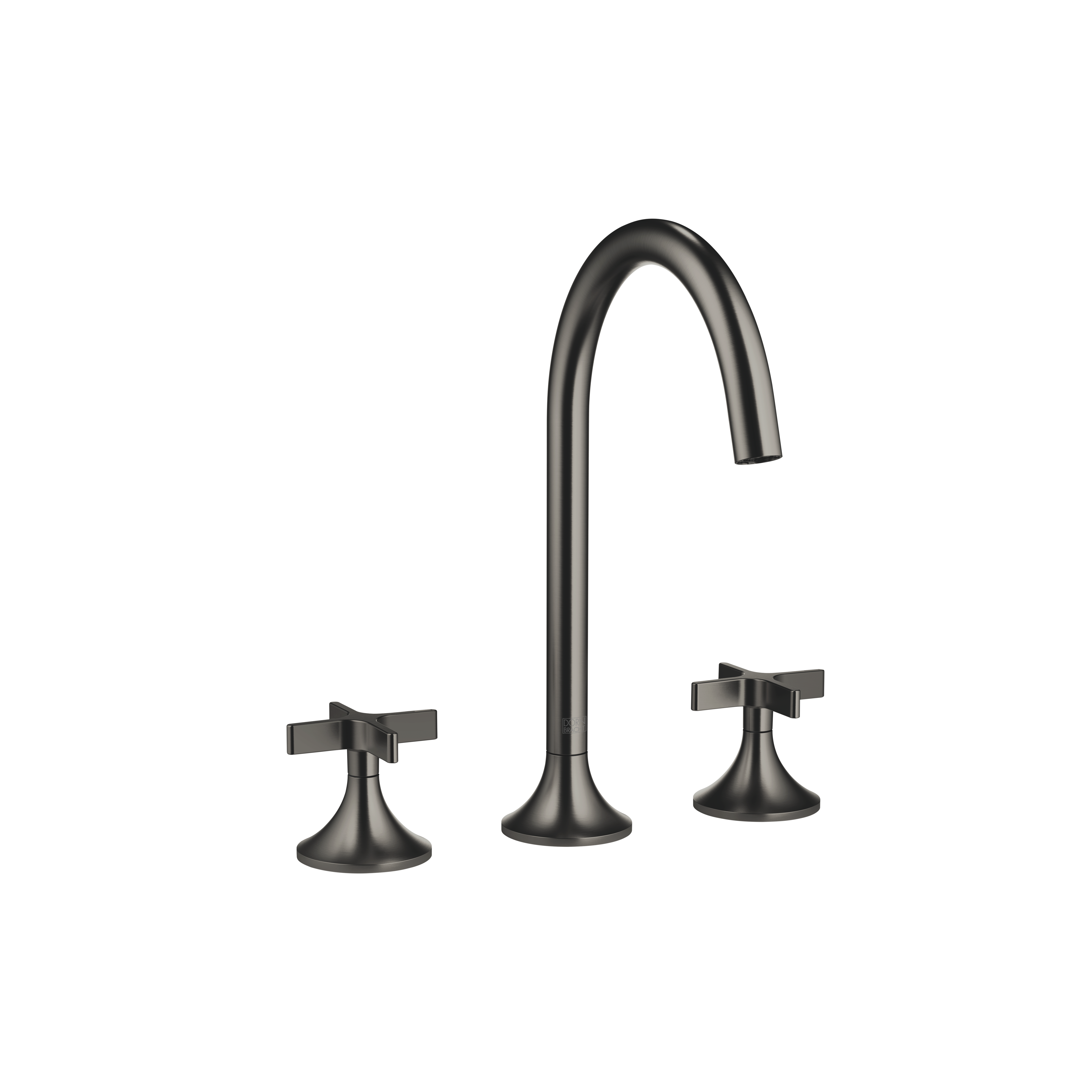 DornBracht VAIA Three-hole lavatory mixer with drain - Brushed Dark Platinum
