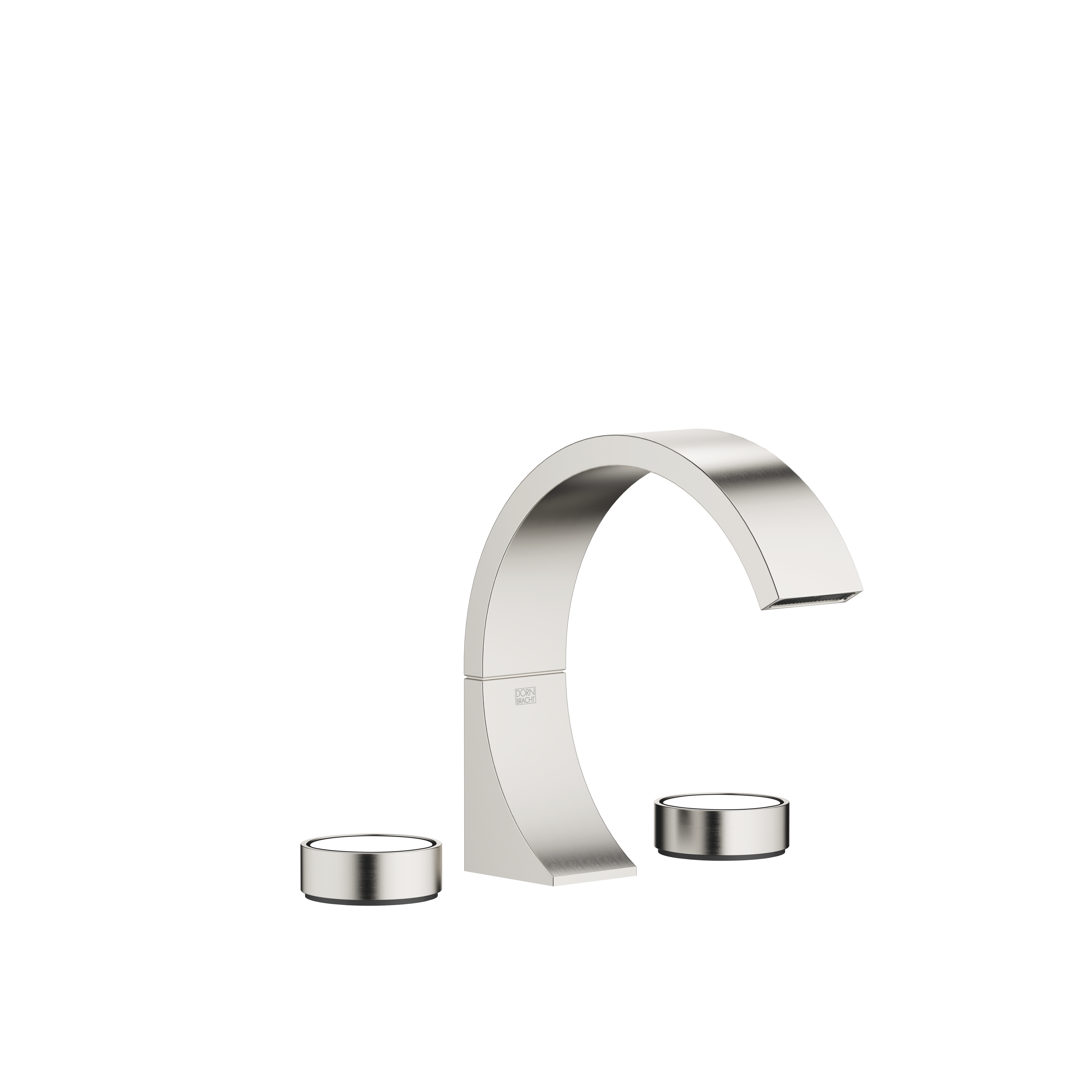 DornBracht CYO Three-hole lavatory mixer with drain - Brushed Platinum