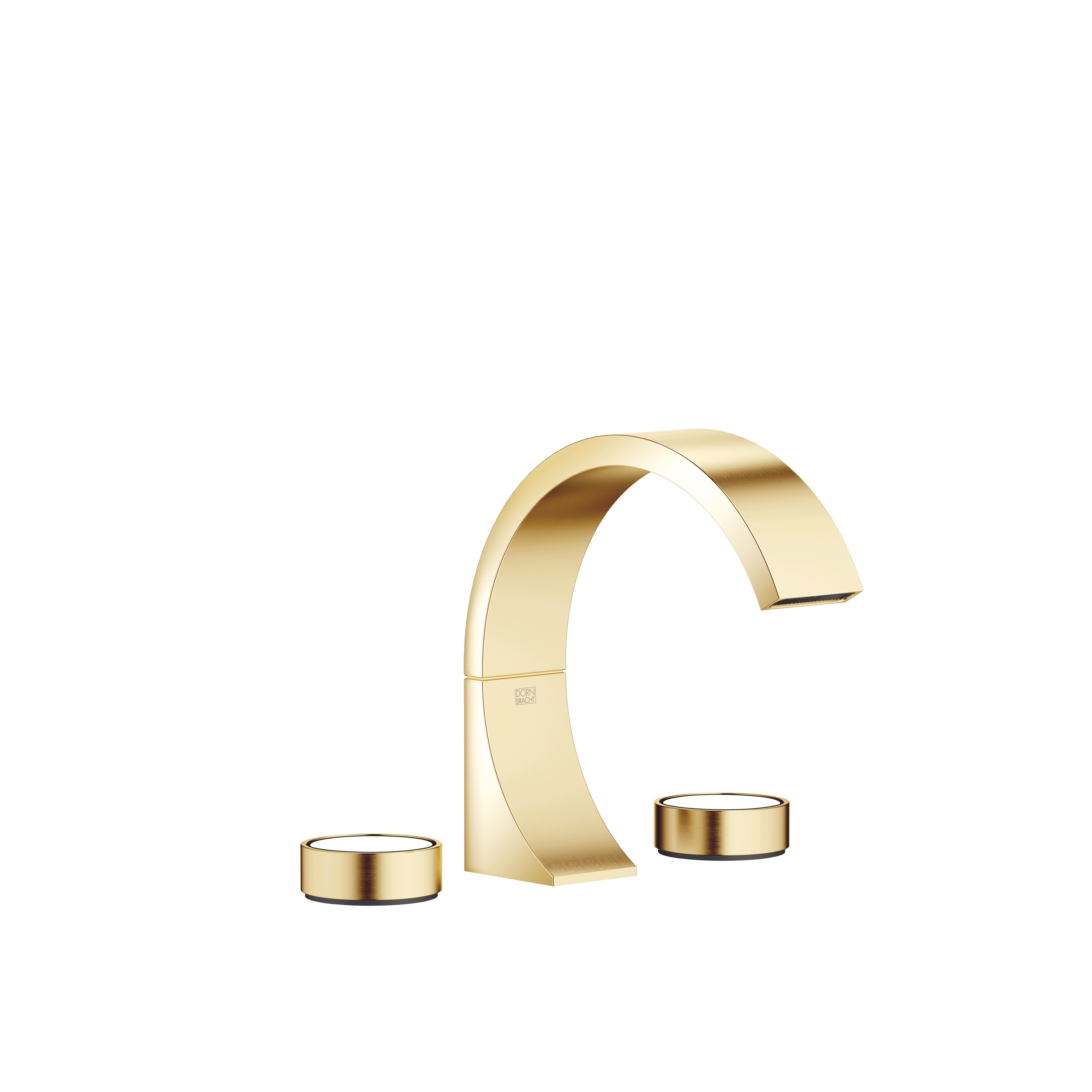 DornBracht CYO Three-hole lavatory mixer with drain - Durabrass / Brushed Durabrass (23kt Gold)