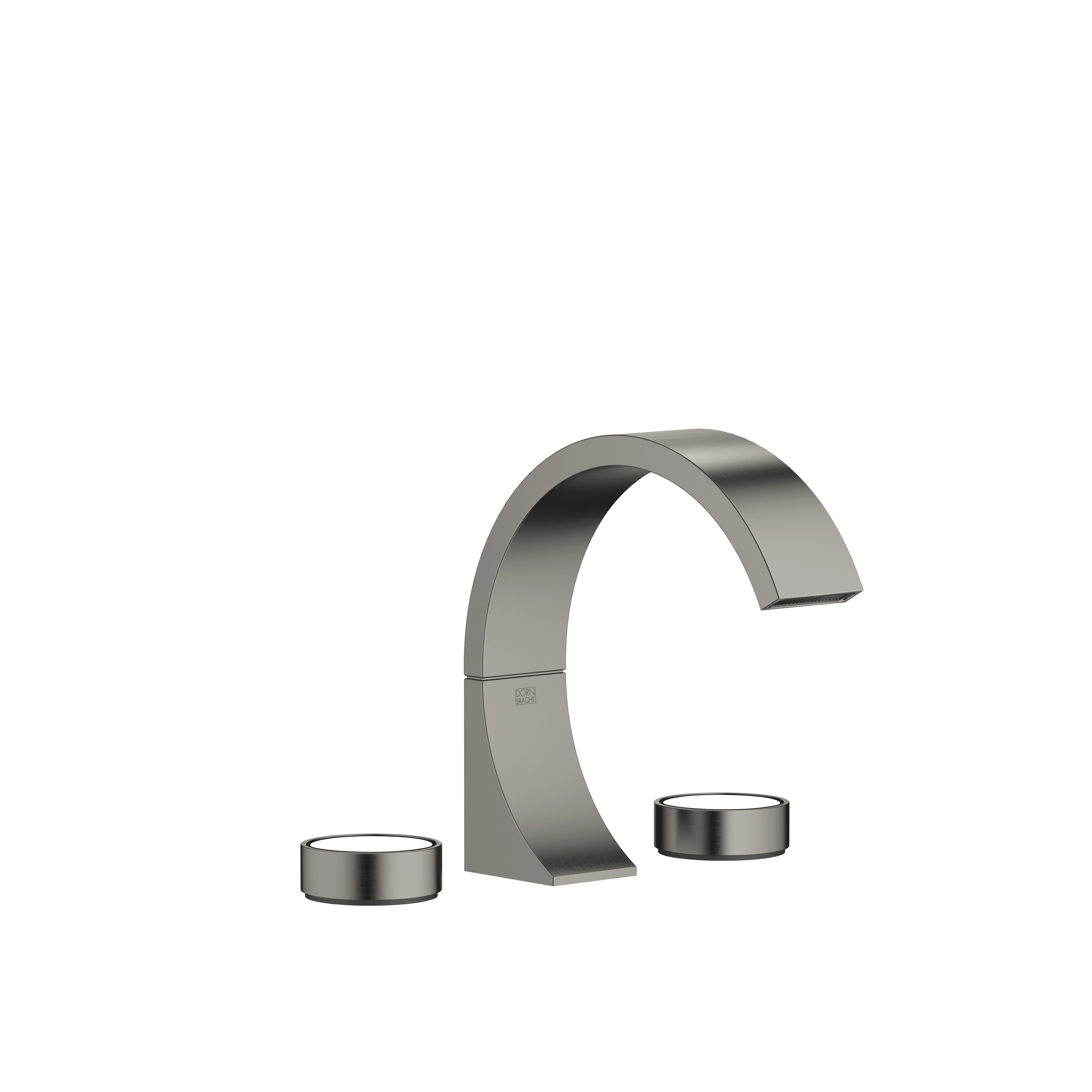 DornBracht CYO Three-hole lavatory mixer with drain - Brushed Dark Platinum