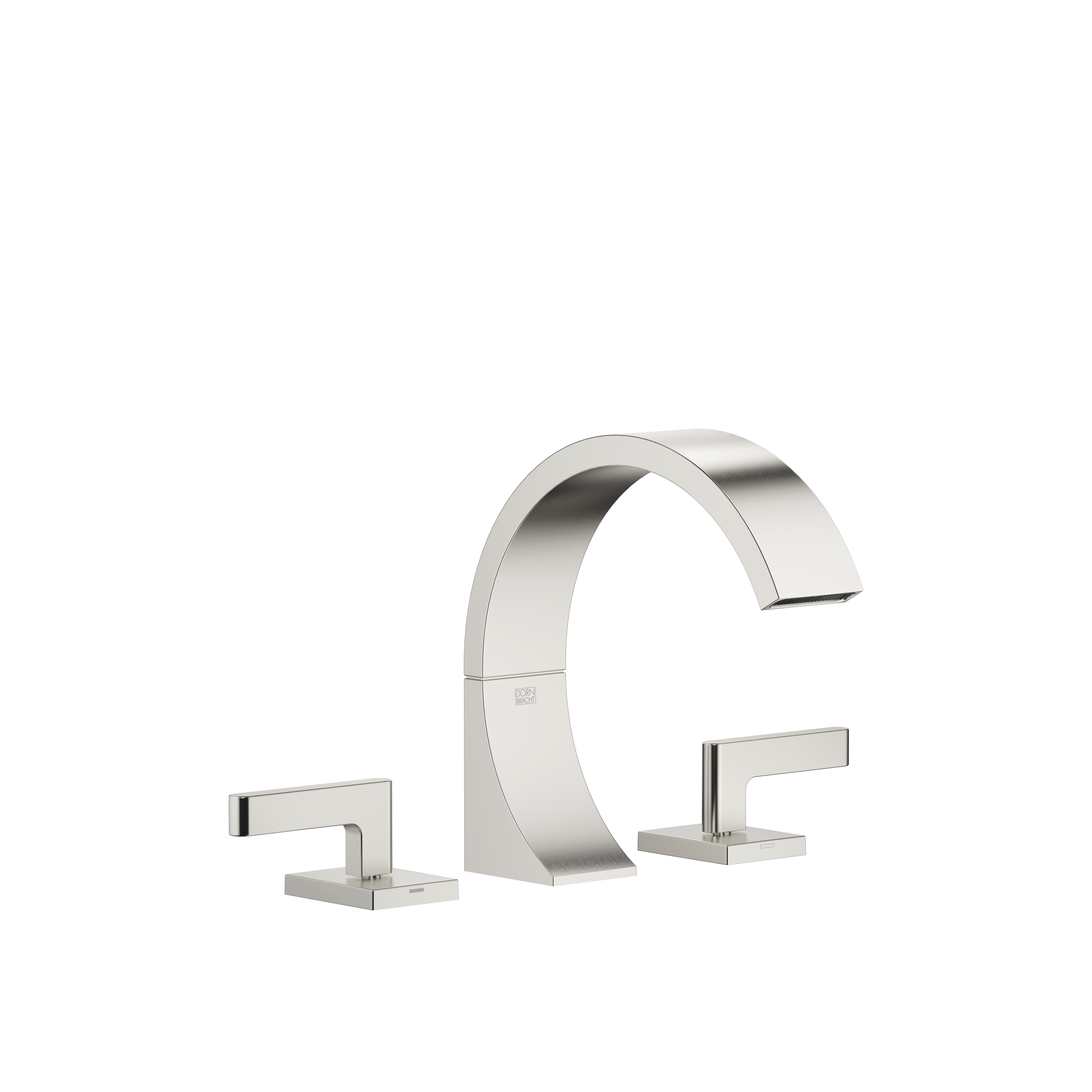 DornBracht CYO Three-hole lavatory mixer with drain - Brushed Platinum