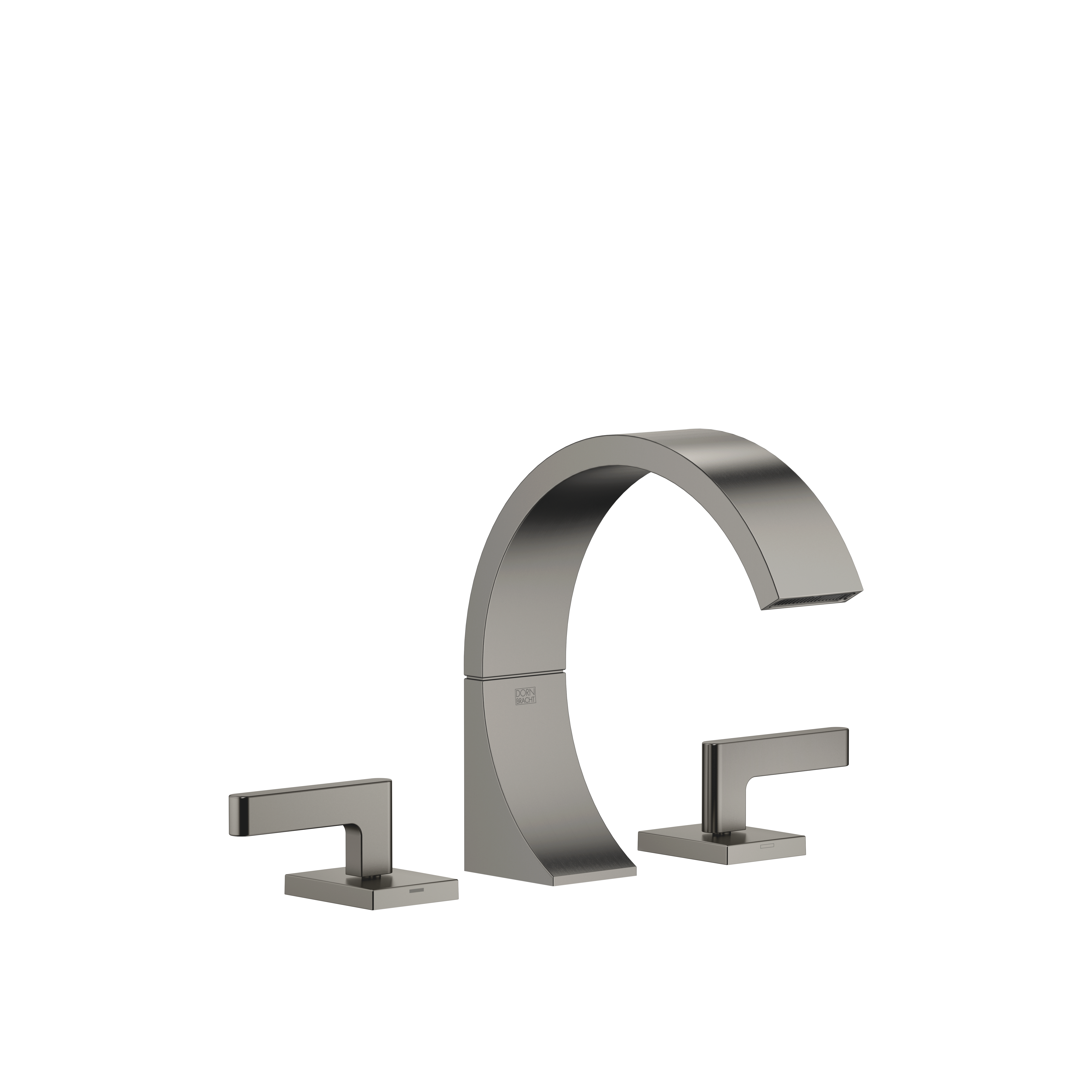 DornBracht CYO Three-hole lavatory mixer with drain - Brushed Dark Platinum