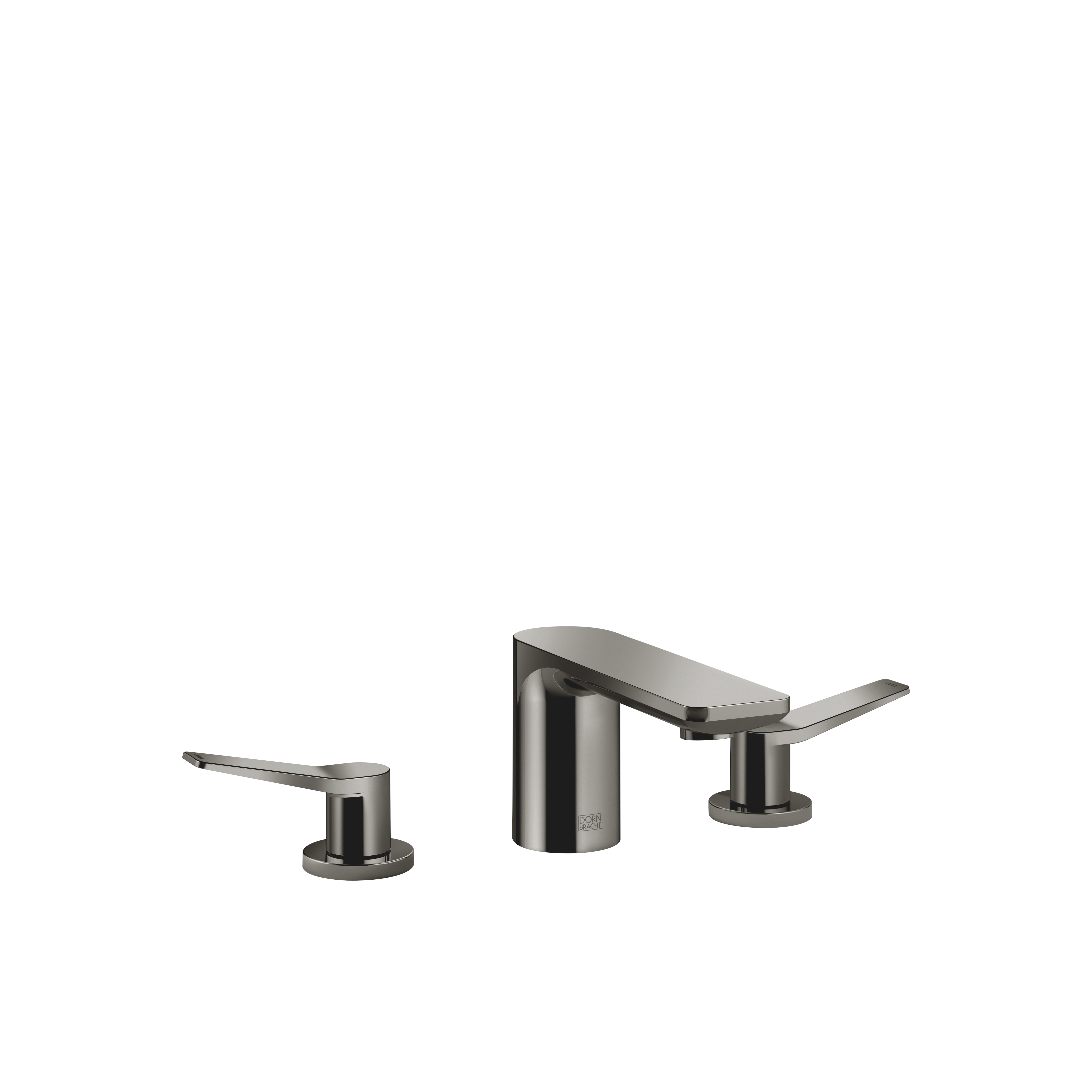 DornBracht LISSÉ Three-hole lavatory mixer with drain - Dark Chrome