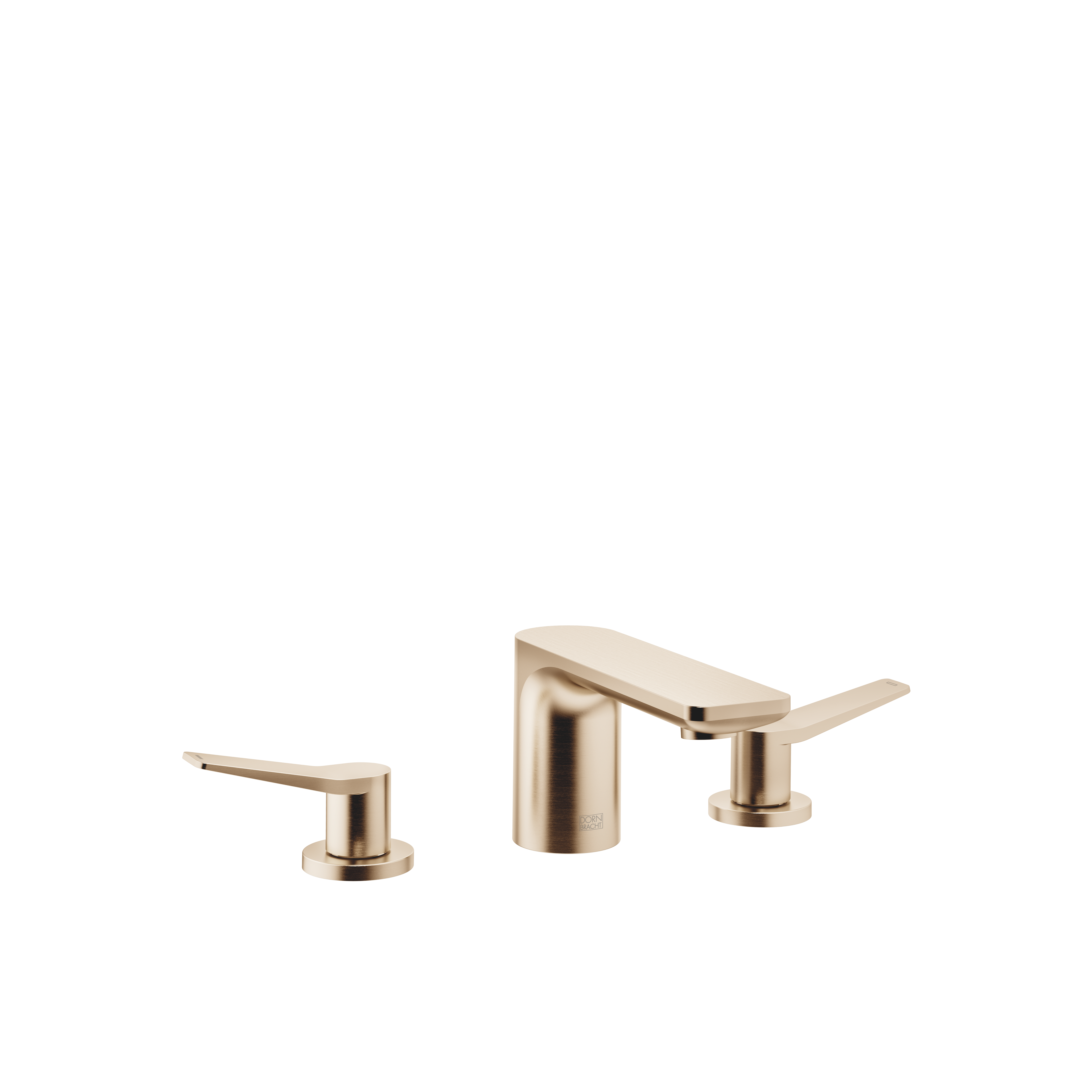 DornBracht LISSÉ Three-hole lavatory mixer with drain - Brushed Light Gold