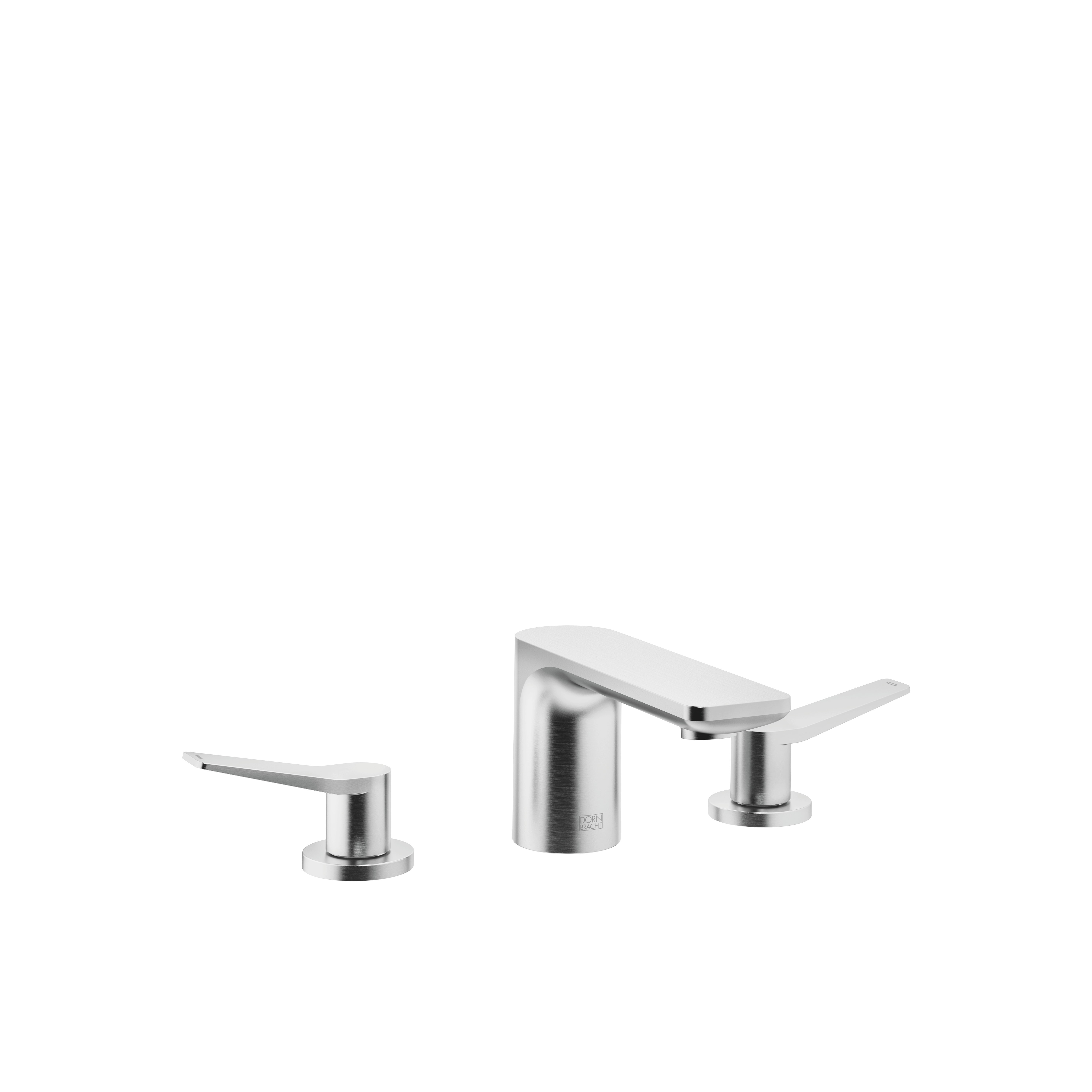 DornBracht LISSÉ Three-hole lavatory mixer with drain - Brushed Chrome
