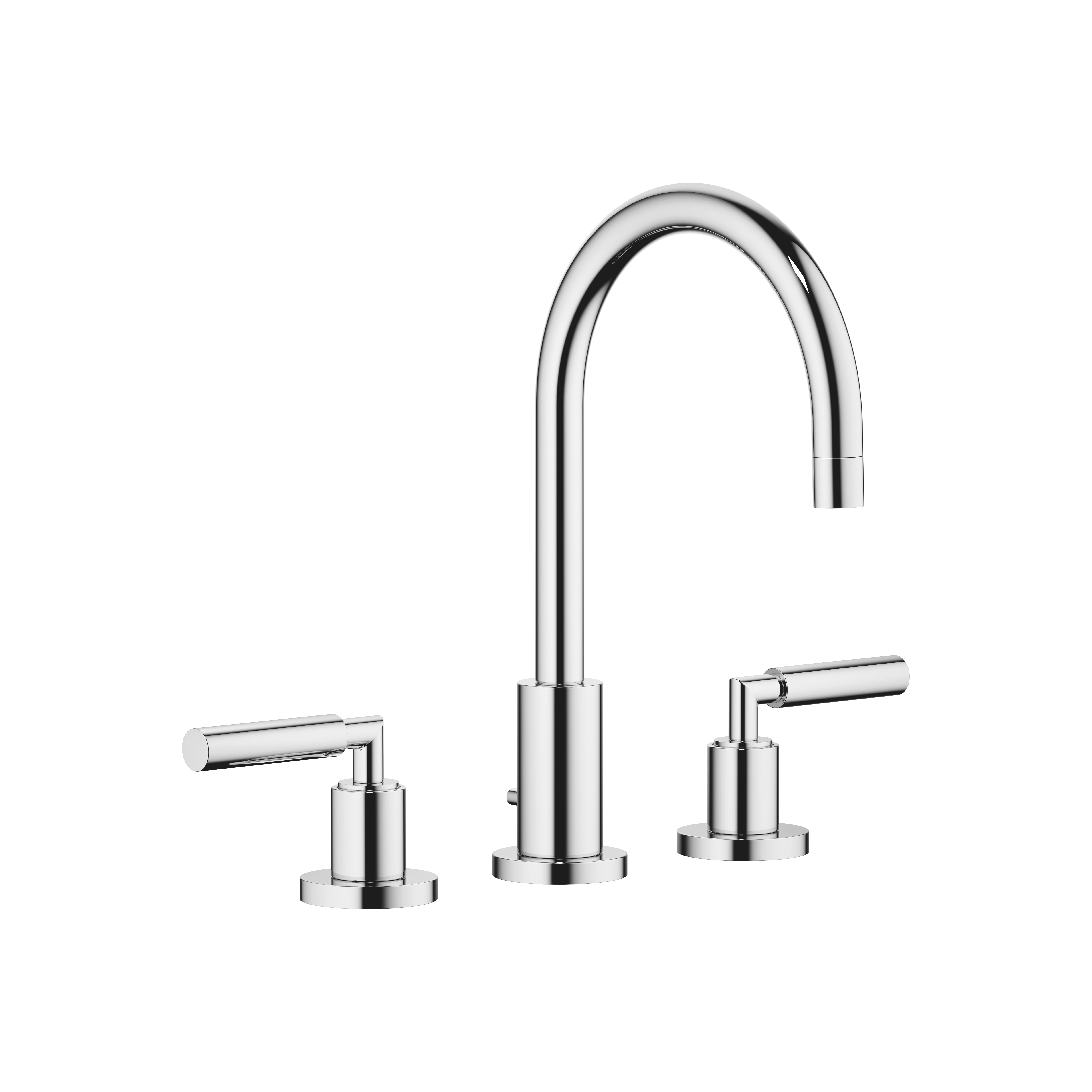 DornBracht TARA Three-hole lavatory mixer with drain - Chrome