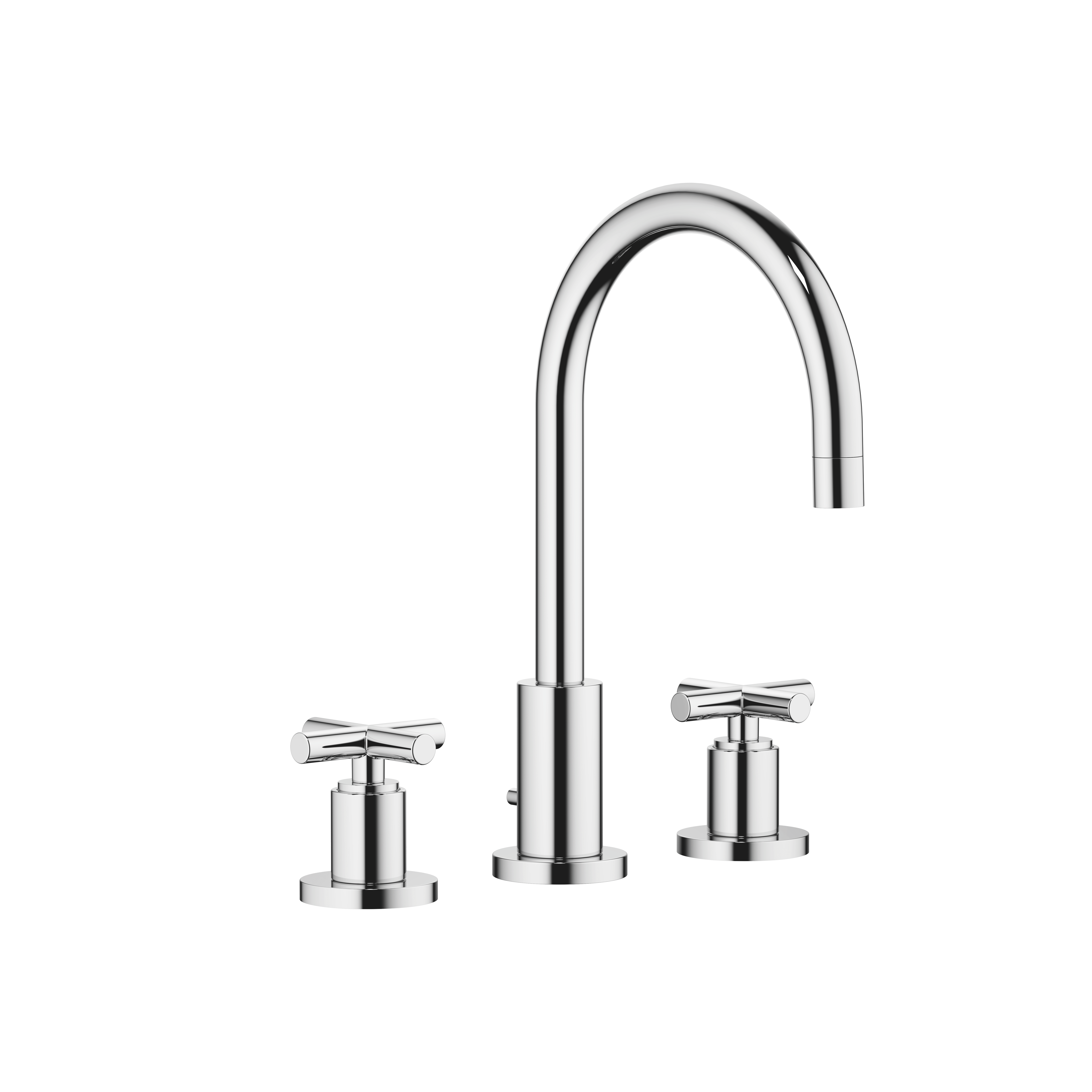DornBracht TARA Three-hole lavatory mixer with drain - Chrome