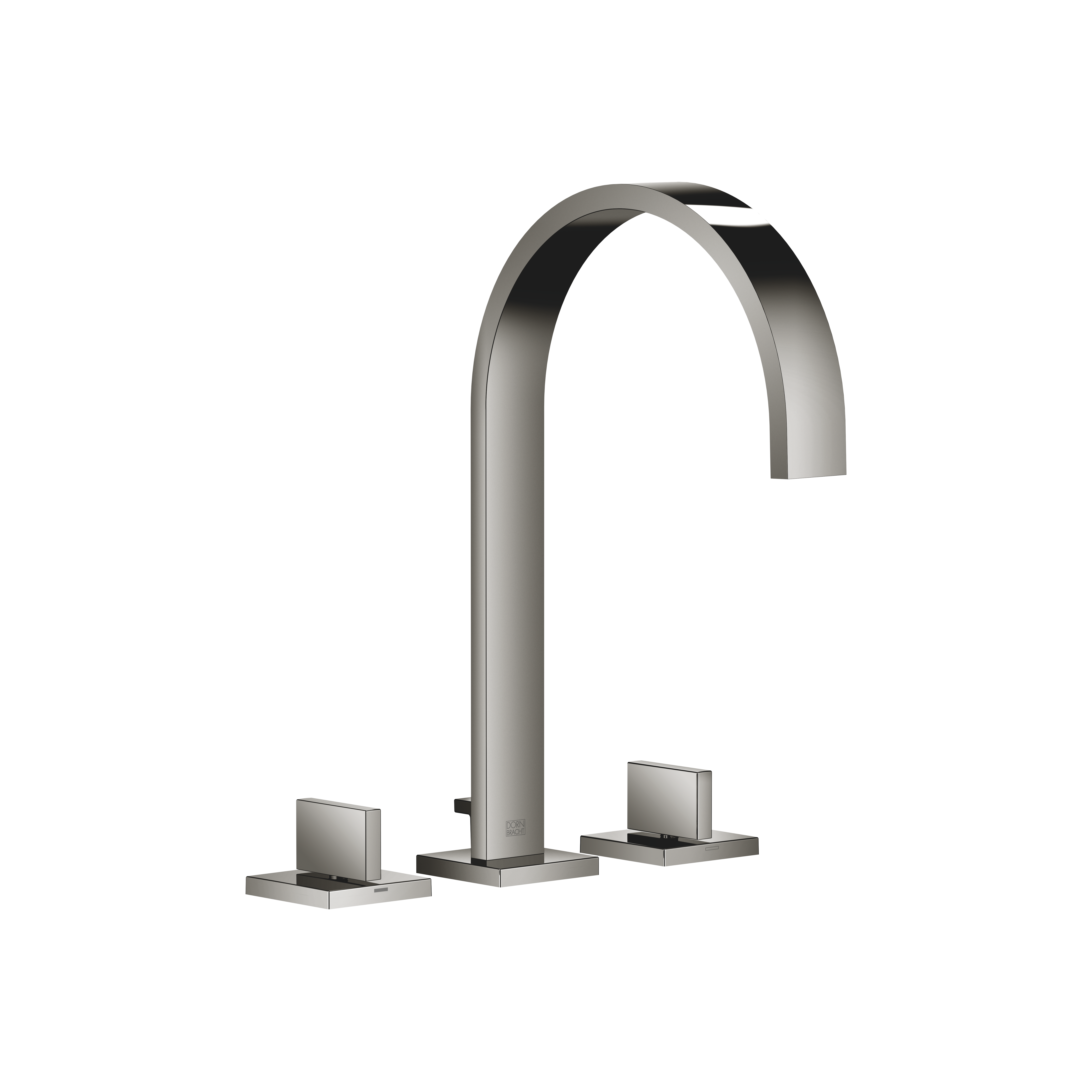 DornBracht MEM Three-hole lavatory mixer with drain - Dark Chrome