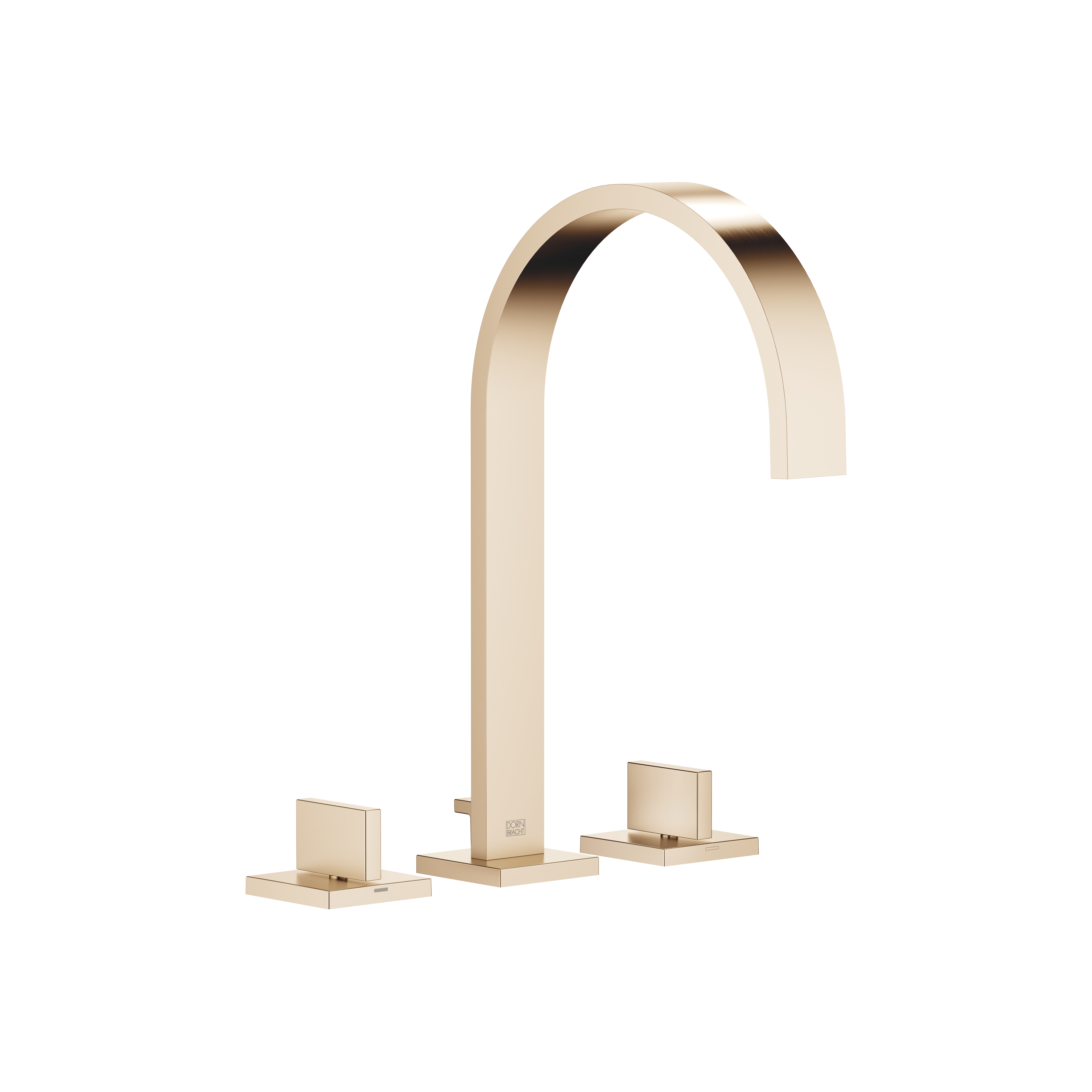 DornBracht MEM Three-hole lavatory mixer with drain - Brushed Champagne (22kt Gold)