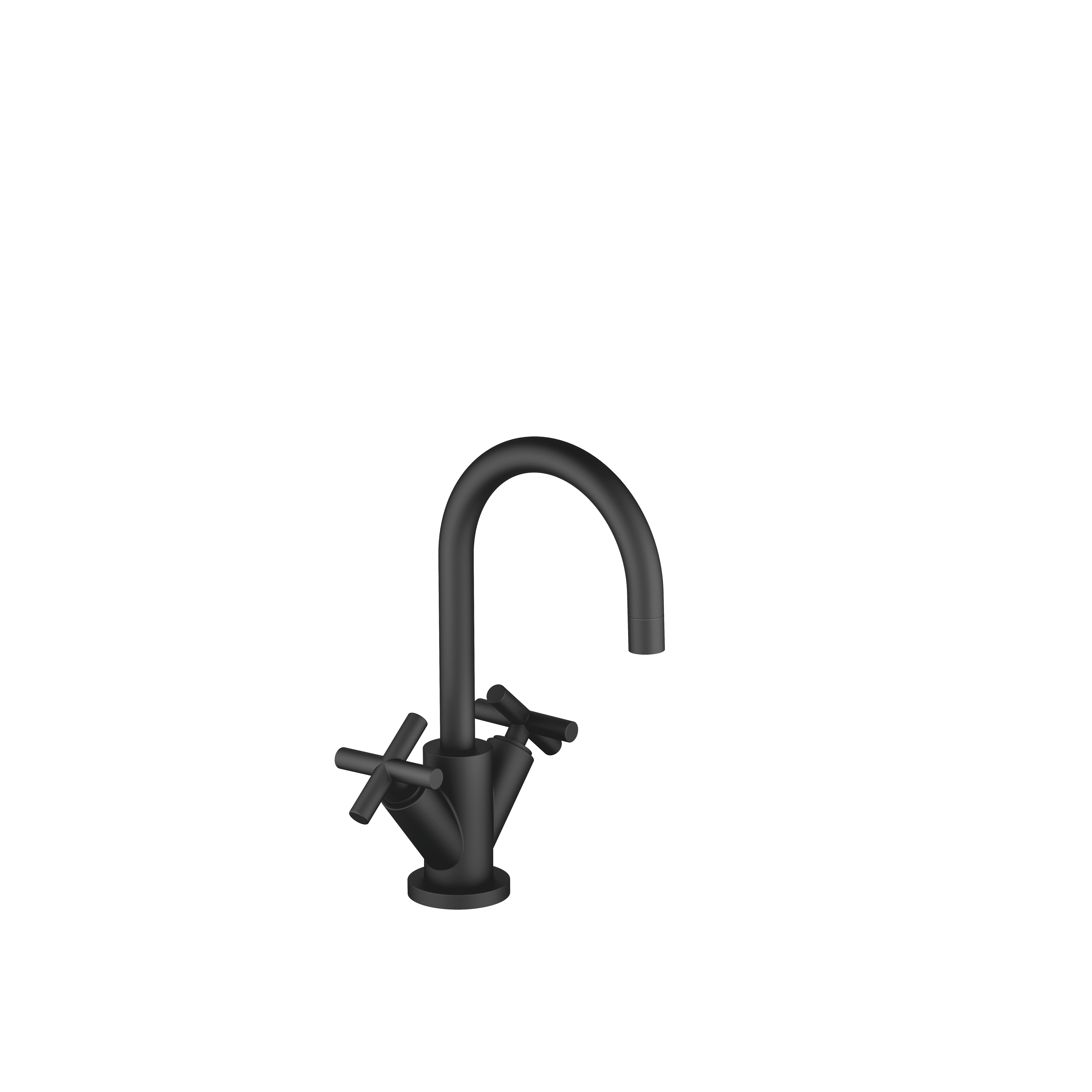 DornBracht TARA Single-hole lavatory mixer with drain - Matte Black