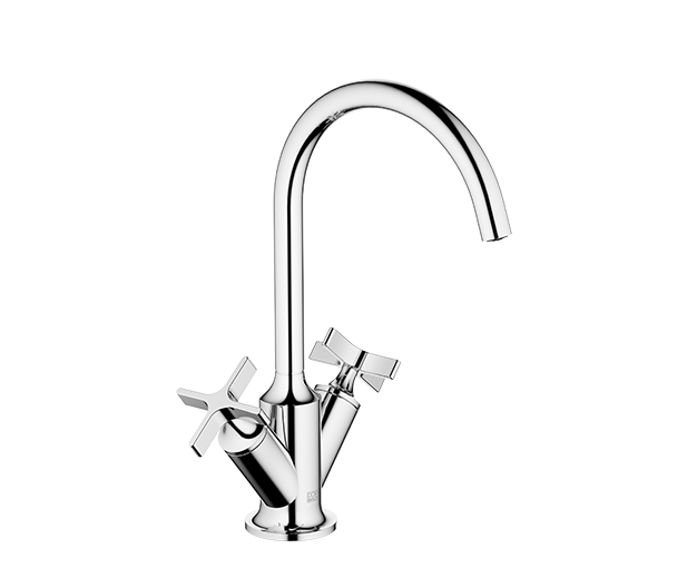 DornBracht VAIA Single-hole lavatory mixer with drain - Brushed Dark Platinum