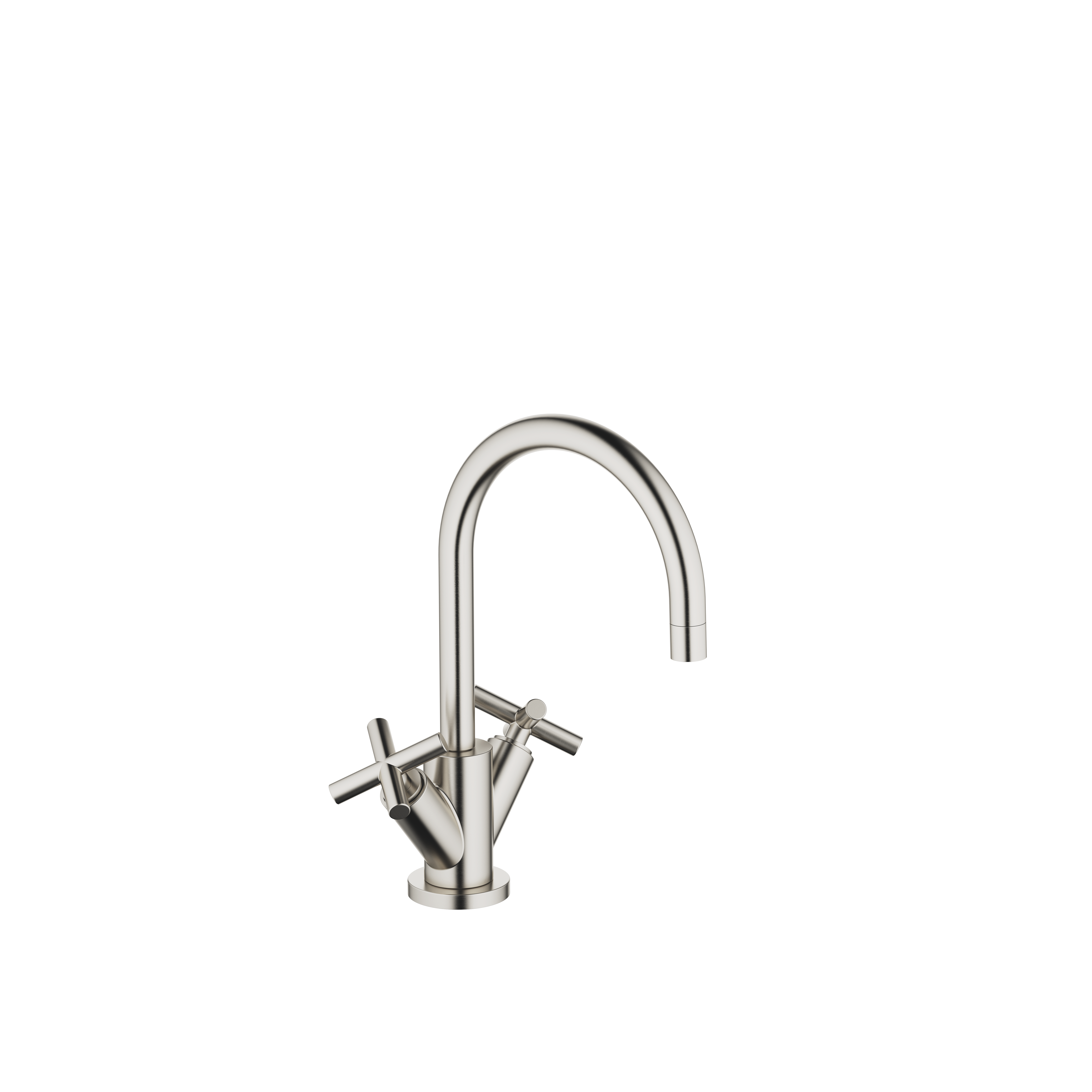 DornBracht TARA Single-hole lavatory mixer with drain - Brushed Platinum