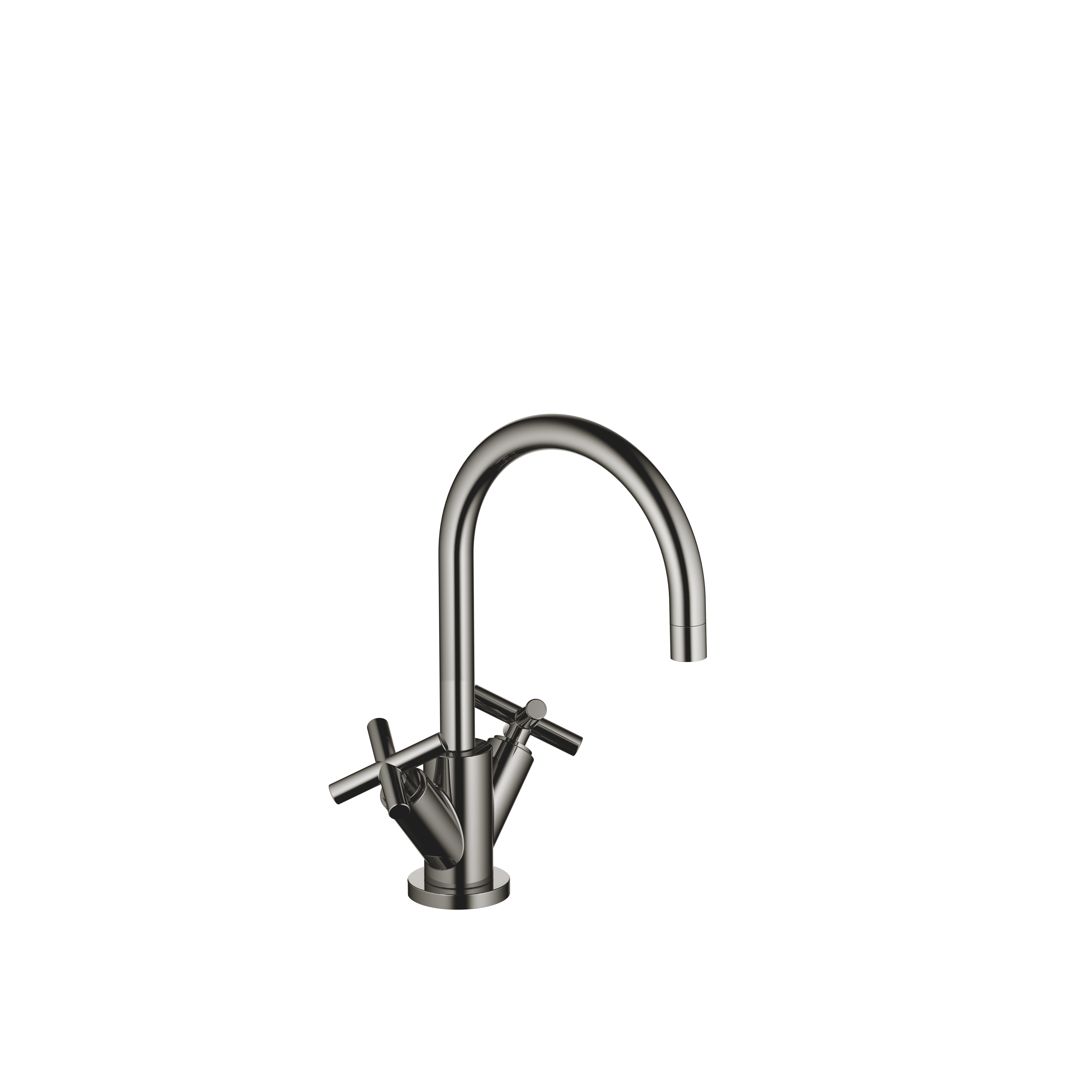 DornBracht TARA Single-hole lavatory mixer with drain - Dark Chrome