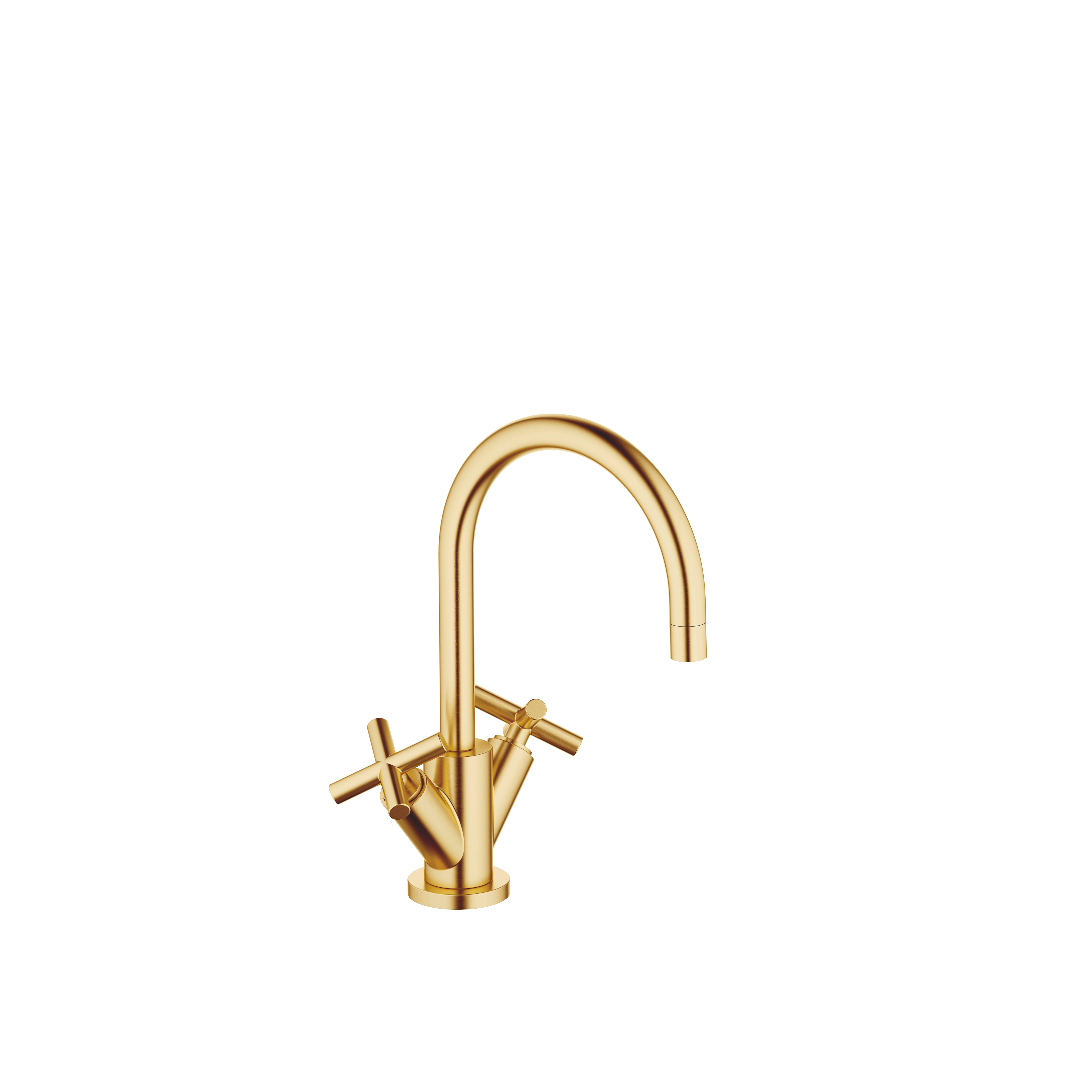 DornBracht TARA Single-hole lavatory mixer with drain - Brushed Durabrass (23kt Gold)
