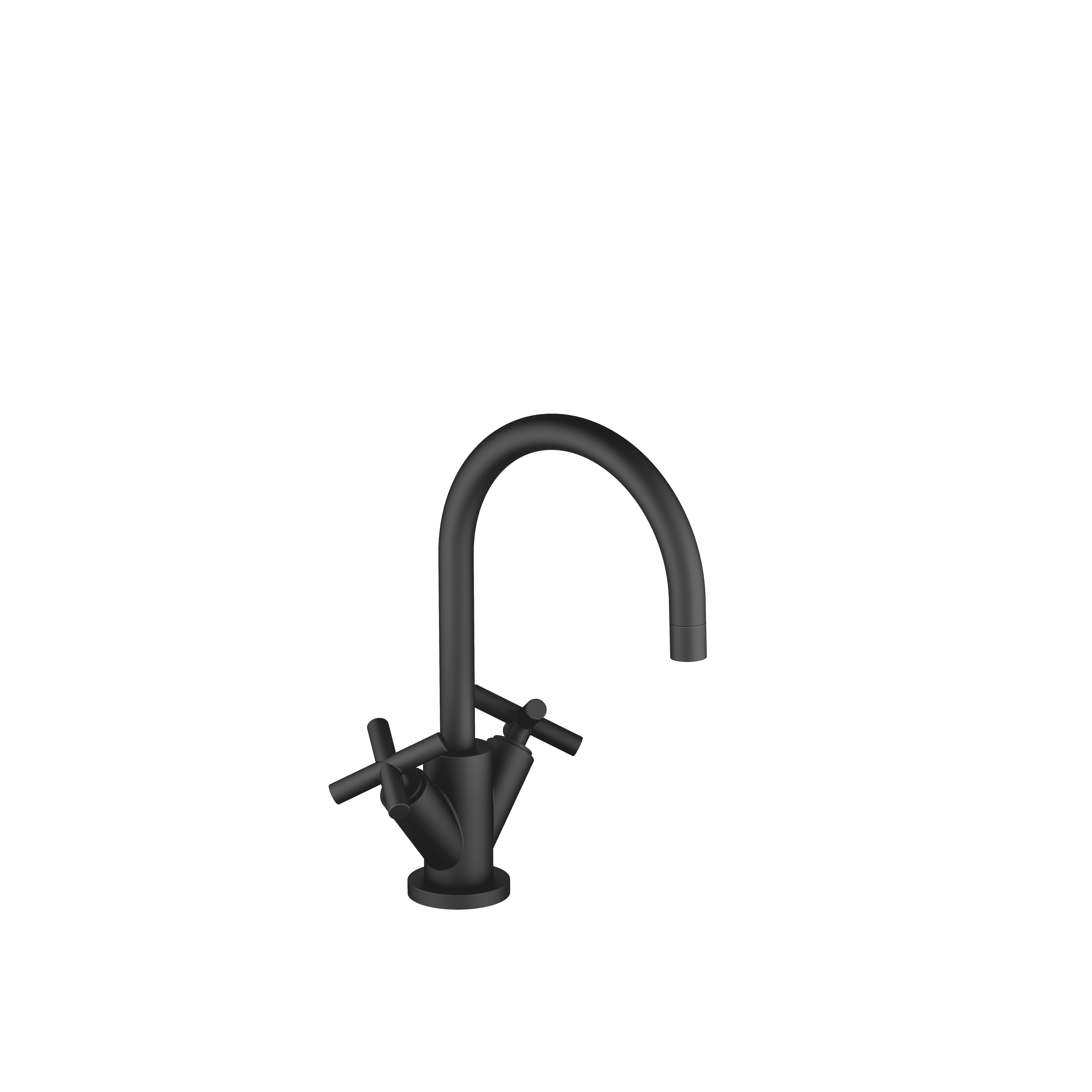 DornBracht TARA Single-hole lavatory mixer with drain - Matte Black