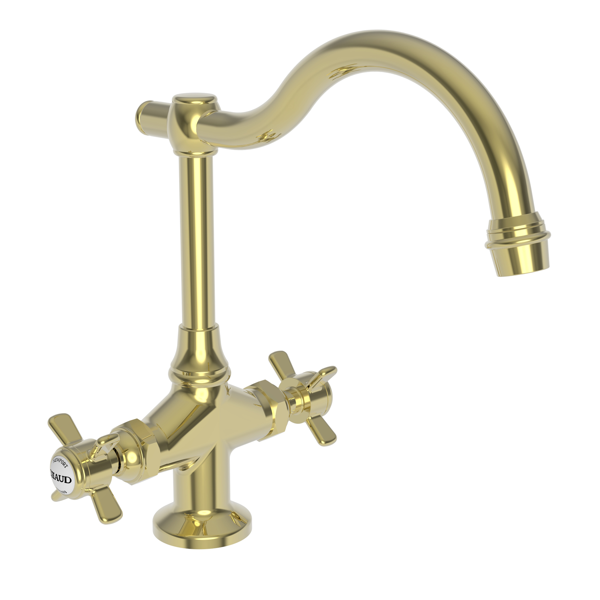 Newport Brass Fairfield Prep/Bar Faucet Uncoated Polished Brass (Living, non-returnable)