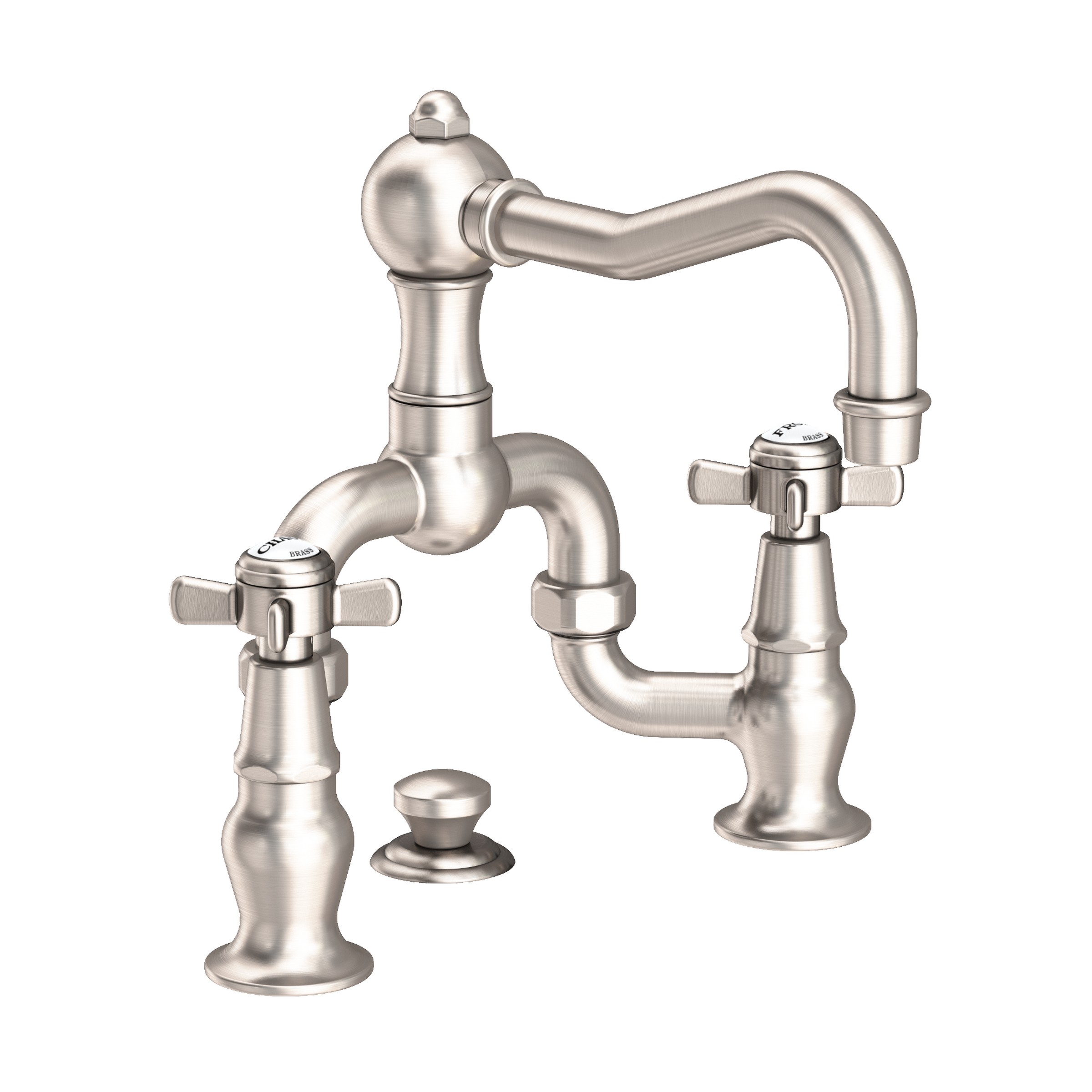 Newport Brass Fairfield Lavatory Bridge Faucet Satin Nickel (PVD)