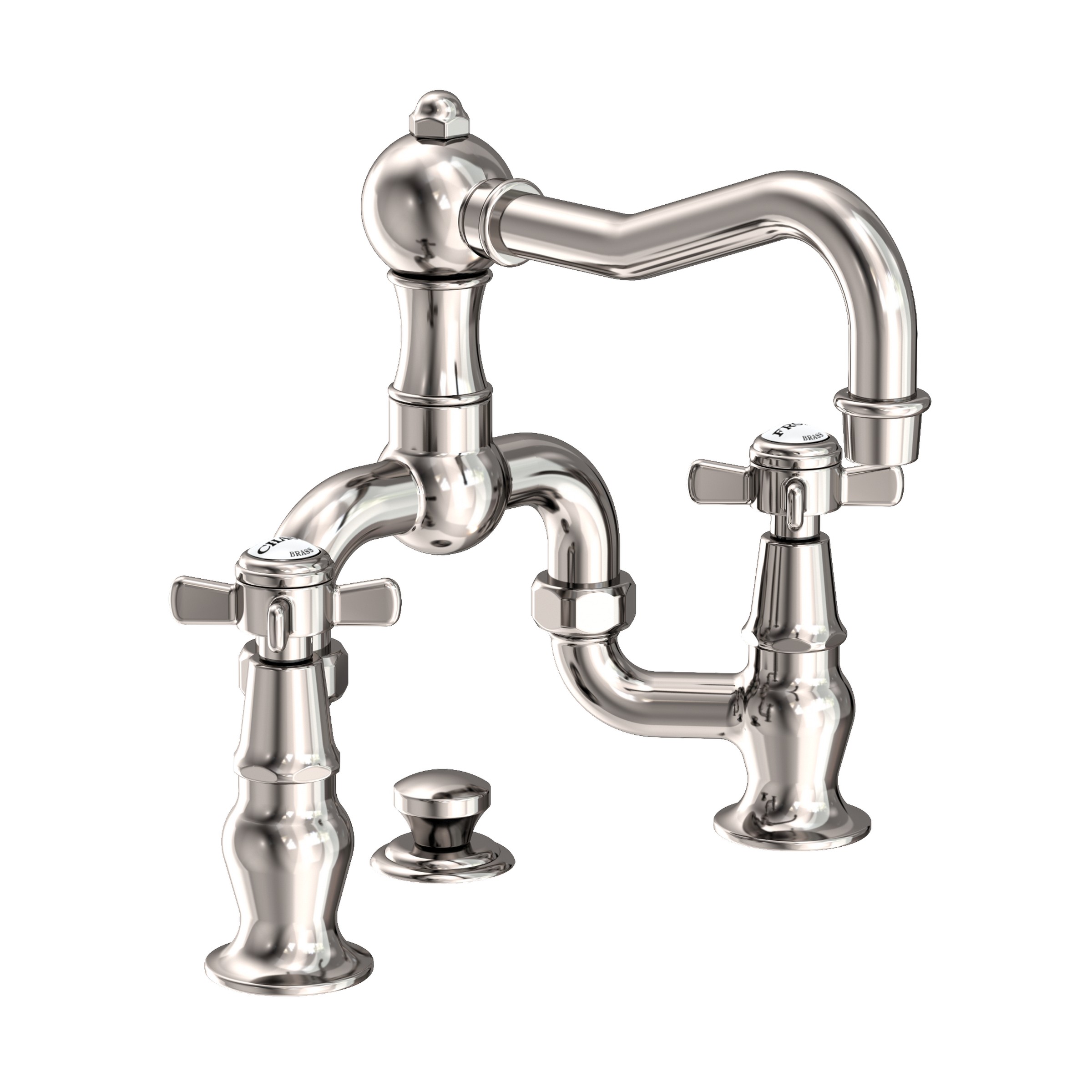 Newport Brass Fairfield Lavatory Bridge Faucet Polished Nickel (PVD)