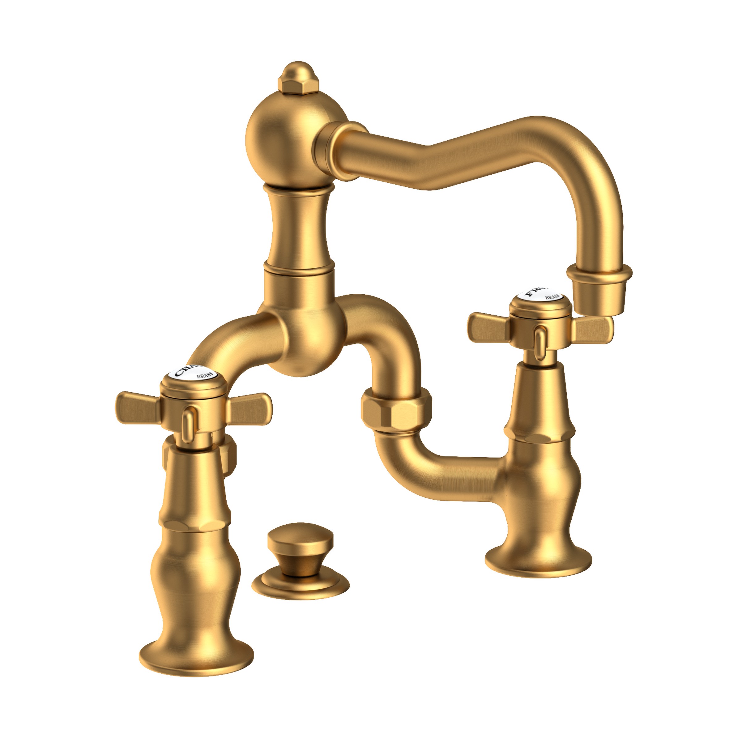 Newport Brass Fairfield Lavatory Bridge Faucet Satin Bronze (PVD)