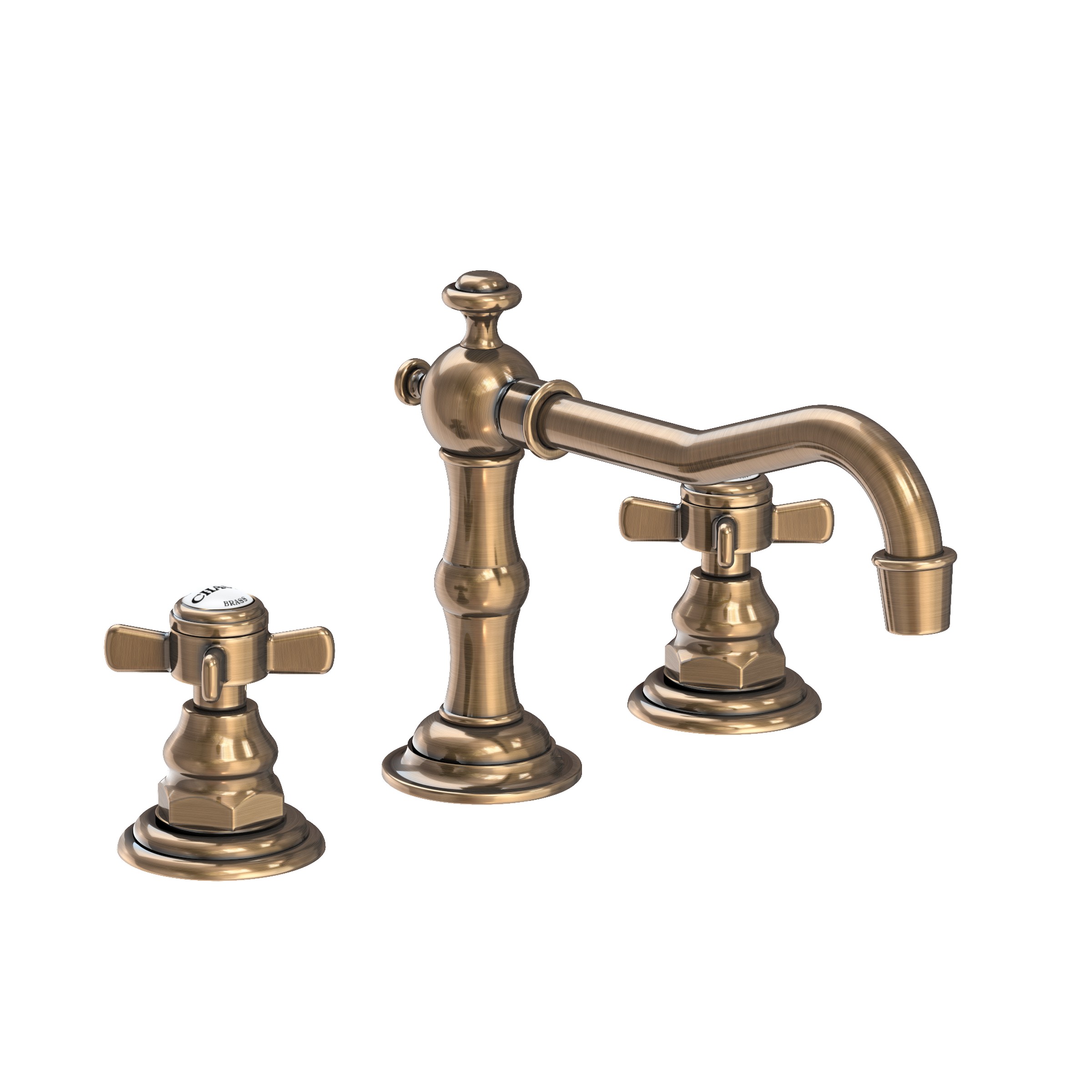 Newport Brass Fairfield Widespread Lavatory Faucet Antique Brass