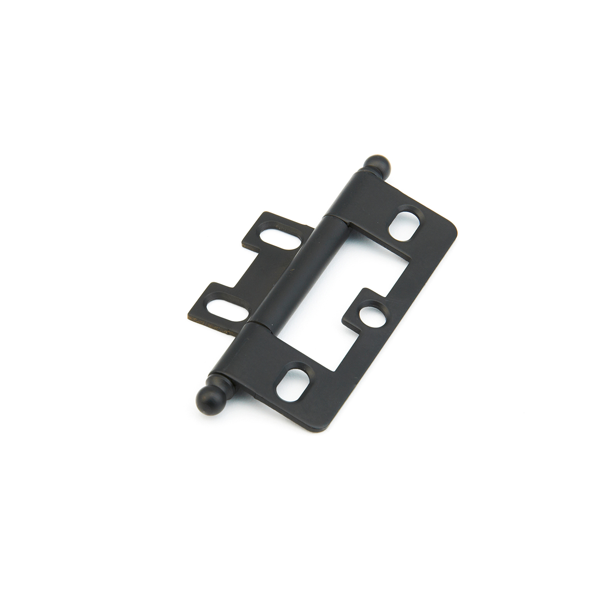 Schaub and Company Hinge, Ball Tip Non-Mortise, Flat Black