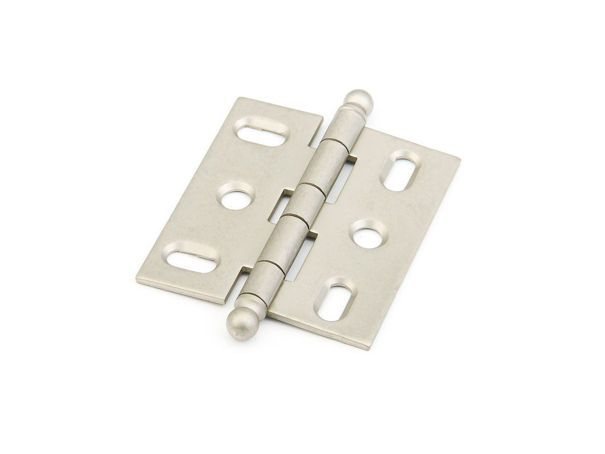 Schaub and Company Hinge, Ball Tip Mortise, Distressed Nickel