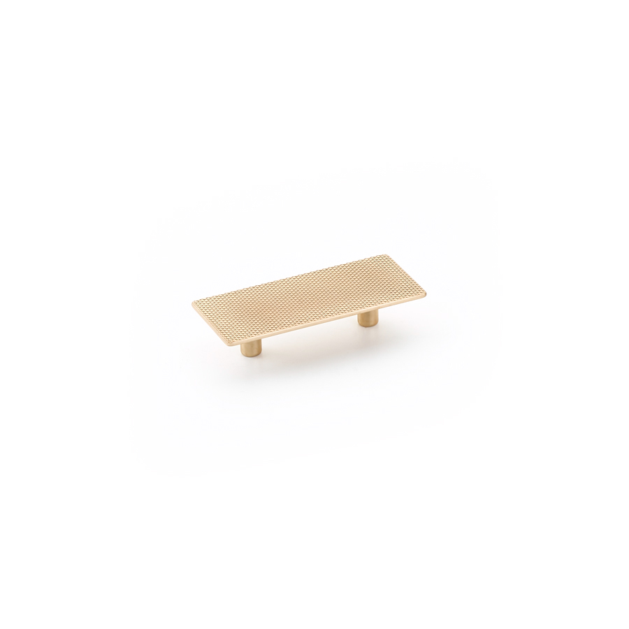 Schaub and Company MODO, Rectangular Pull, Signature Satin Brass, 1-7/8" cc