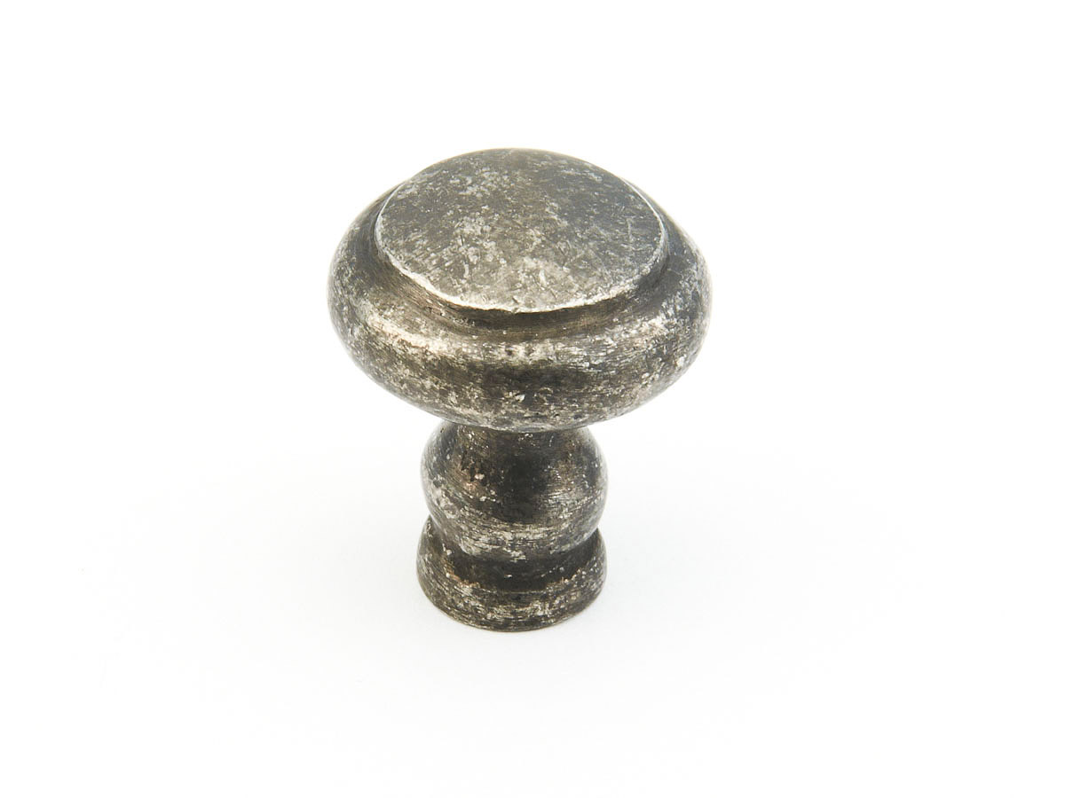 Schaub and Company Artifex, Knob, Dark Pewter, 1-1/8"dia