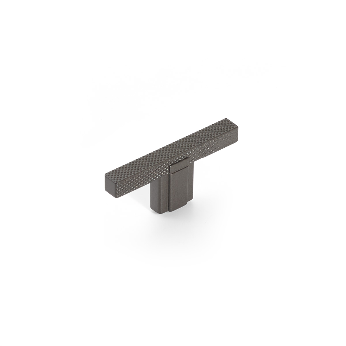 Schaub and Company Quadrato, T-Knob, Gun Metal, 2-1/2"