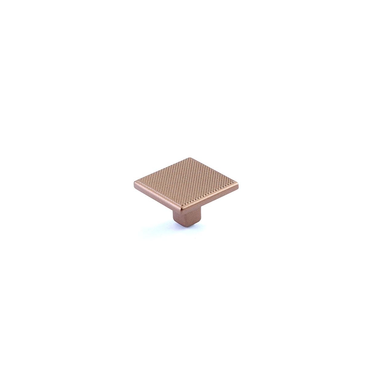 Schaub and Company Quadrato, Square Knob, Satin Bronze, 1-3/8"