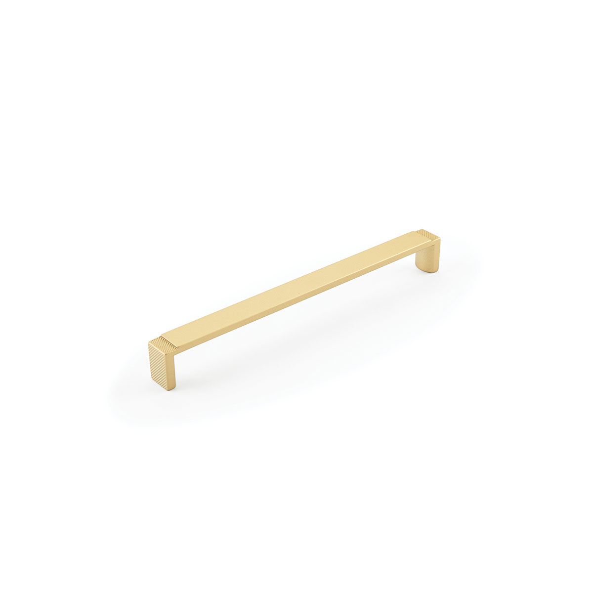 Schaub and Company Quadrato, Wide Pull, Signature Satin Brass, 192 mm cc