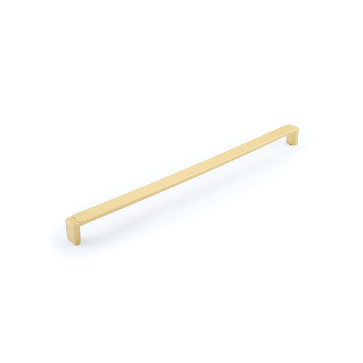 Schaub and Company Quadrato, Wide Pull, Signature Satin Brass, 320 mm cc