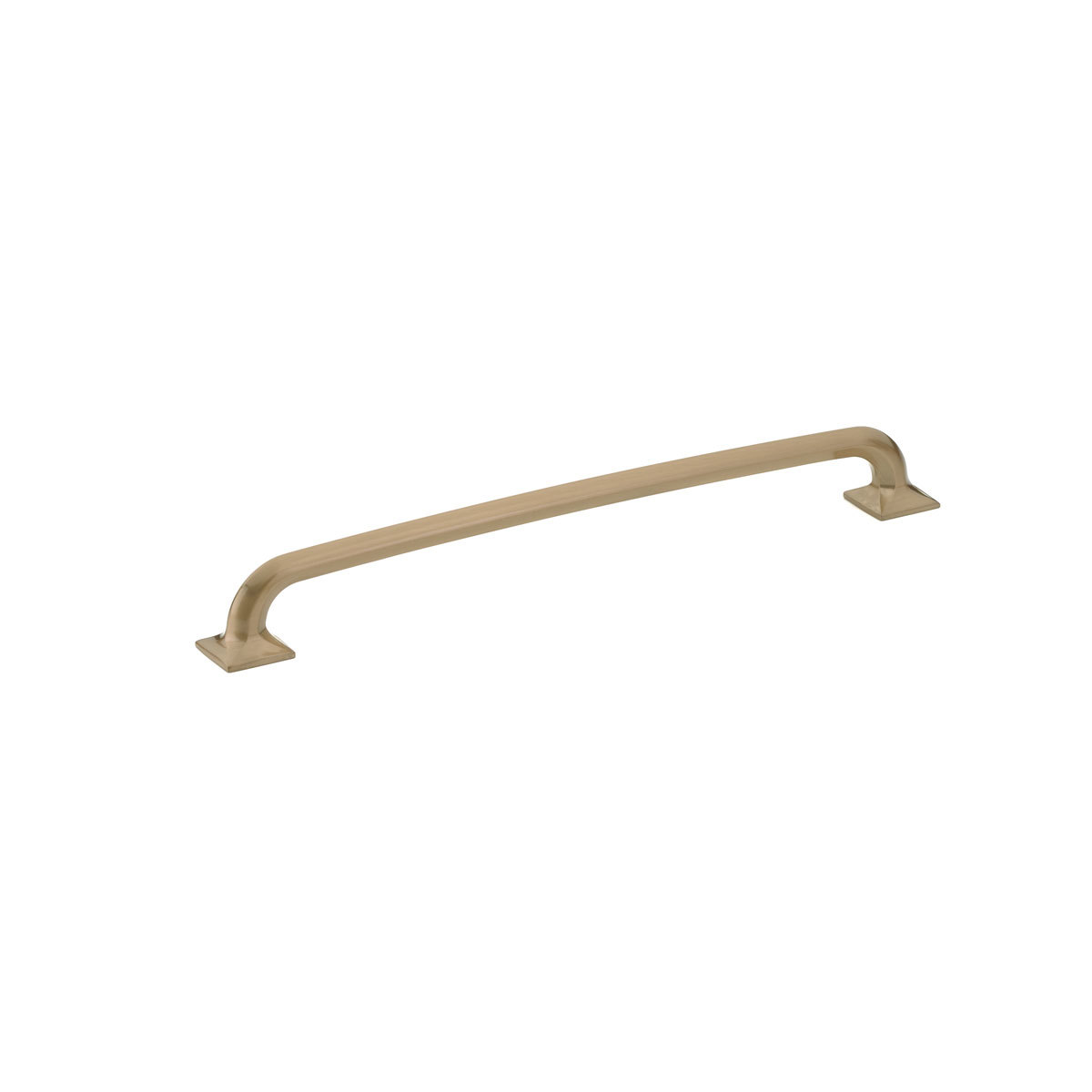 Schaub and Company Northport, Pull, square bases, 10" cc, Brushed Bronze
