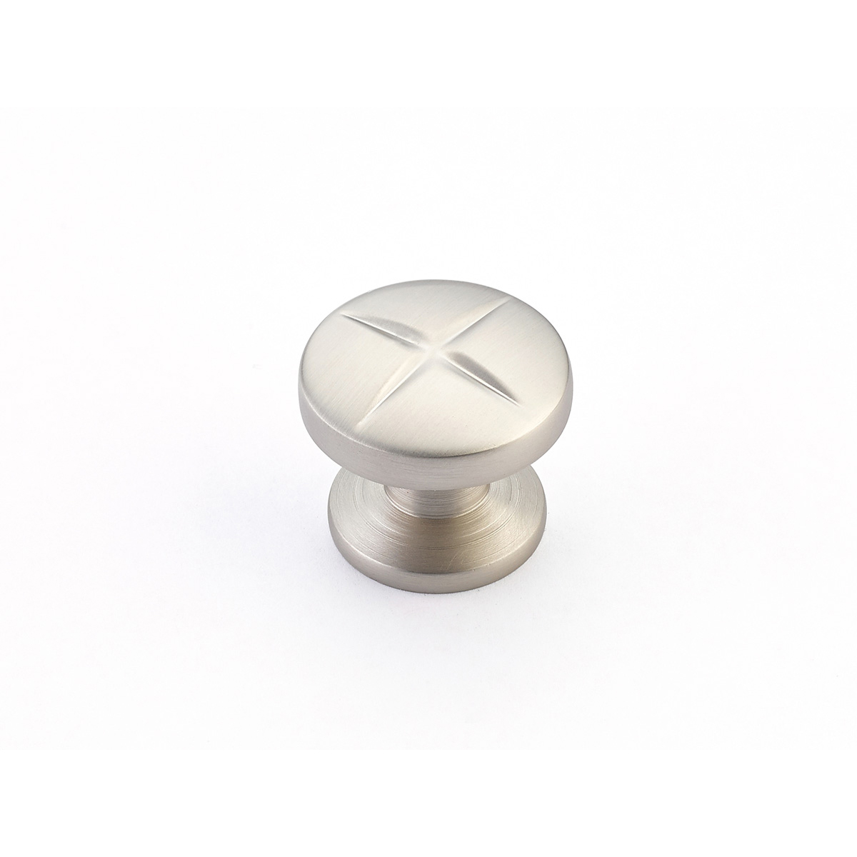 Schaub and Company Northport, Round Knob, Satin Nickel, 1-3/8" dia