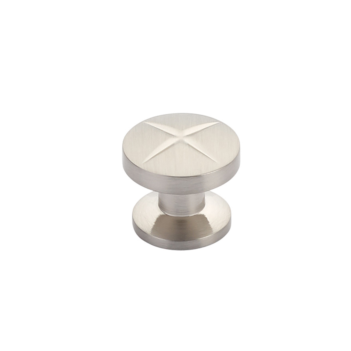 Schaub and Company Northport, Round Knob, Brushed Nickel, 1-3/8" dia