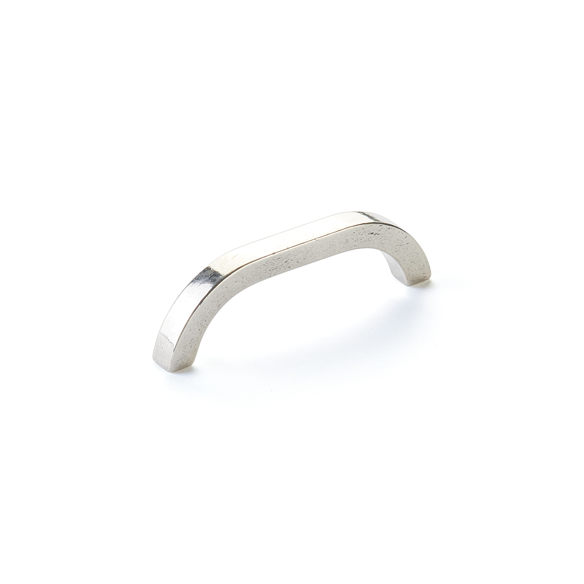 Schaub and Company Turno, Cabinet Pull, Polished White Bronze, 4" cc