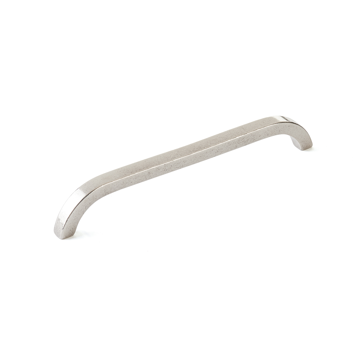 Schaub and Company Turno, Cabinet Pull, Polished White Bronze, 8" cc