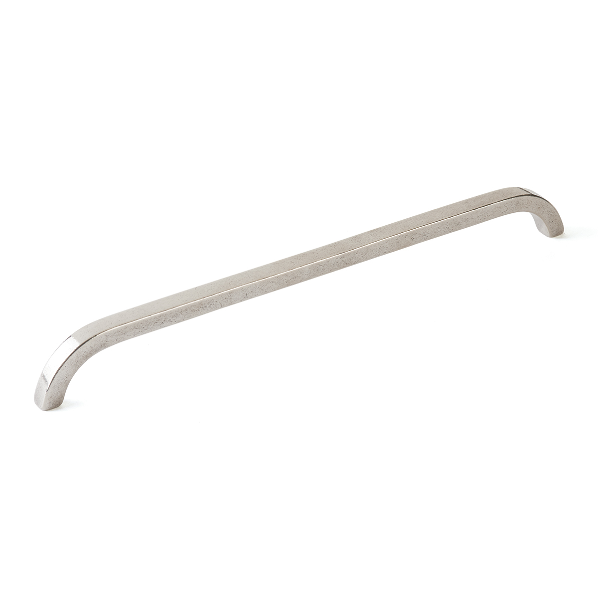 Schaub and Company Turno, Cabinet Pull, Polished White Bronze, 12" cc