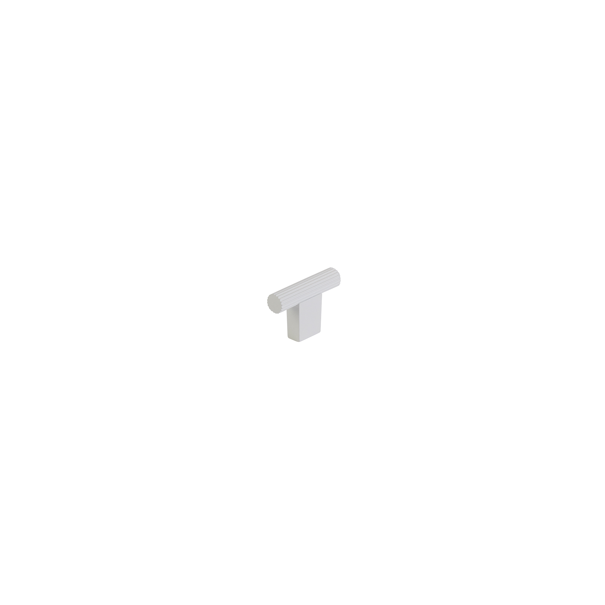 Schaub and Company Aspero, T-Knob, Matte White, 2"