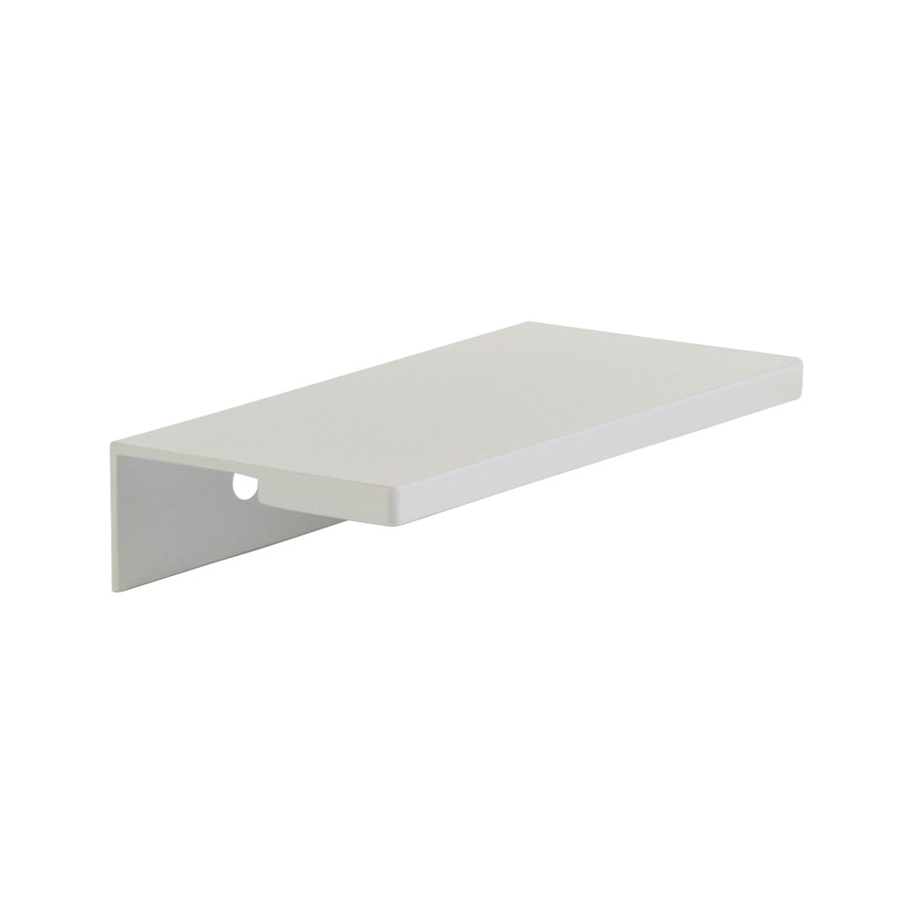 Schaub and Company Borde, Edge Pull, Matte White, 32 mm cc, 80 mm Overall