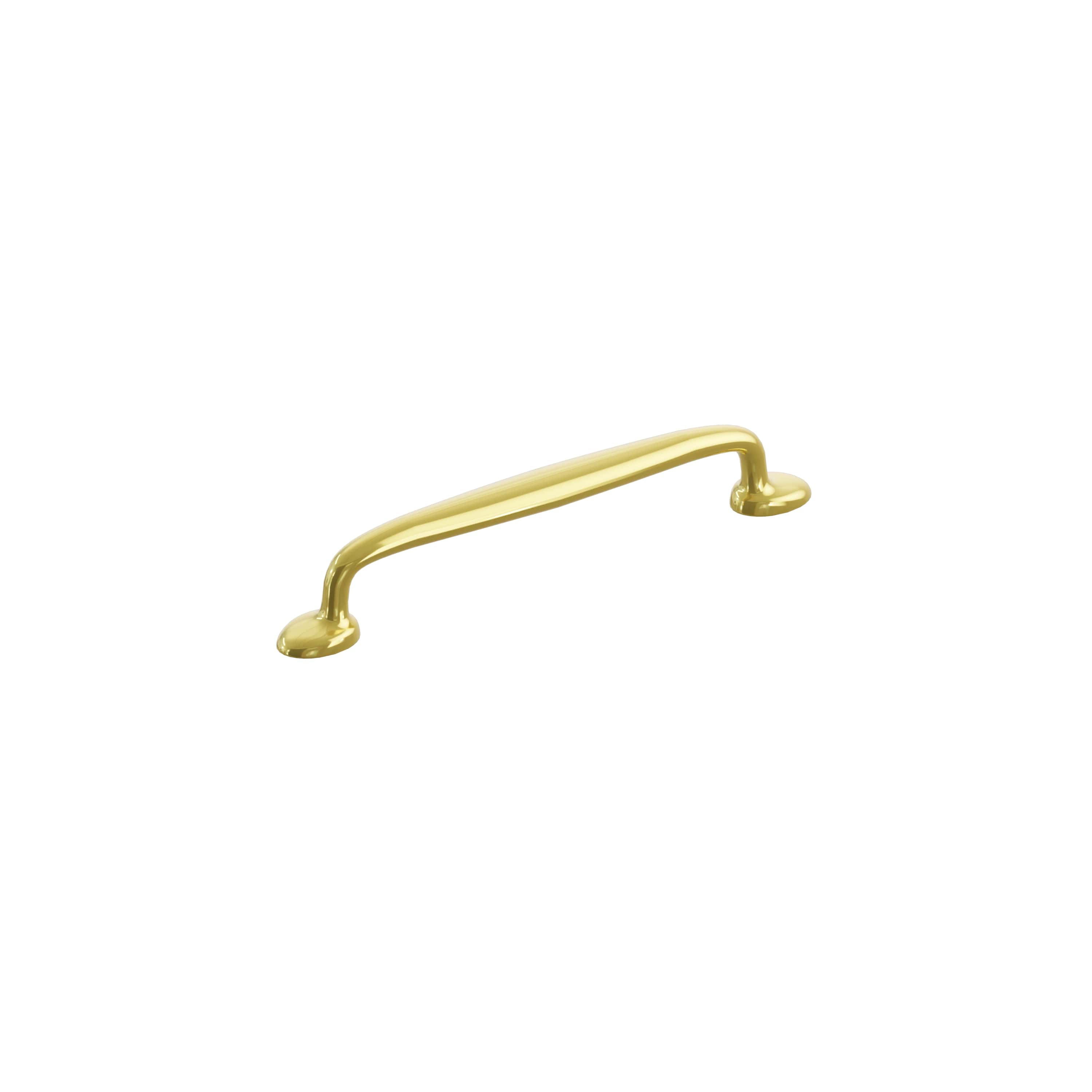 Schaub and Company Avenue, Cabinet Pull 6" cc, Unlacquered Brass