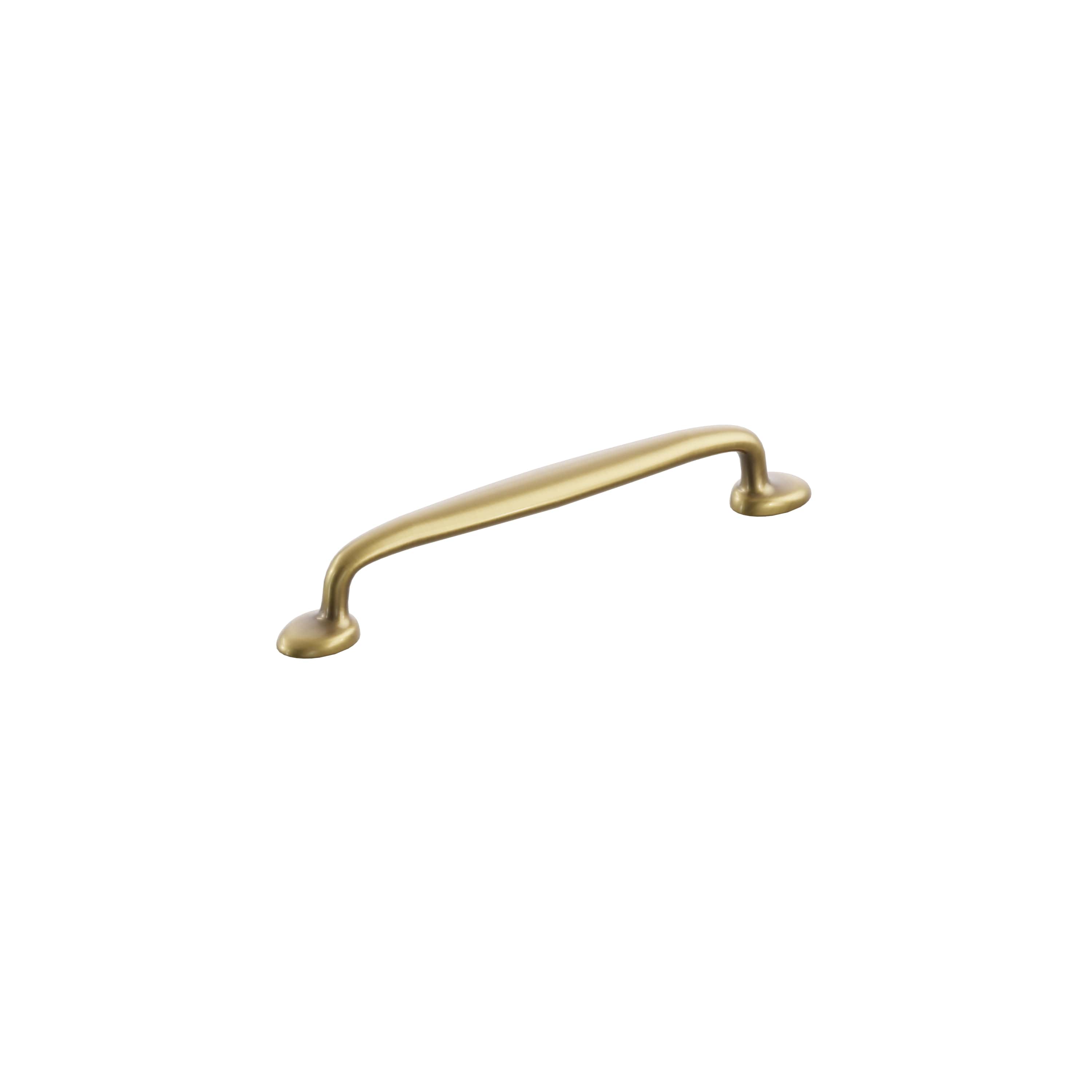 Schaub and Company Avenue, Cabinet Pull 6" cc, Vintage Brass