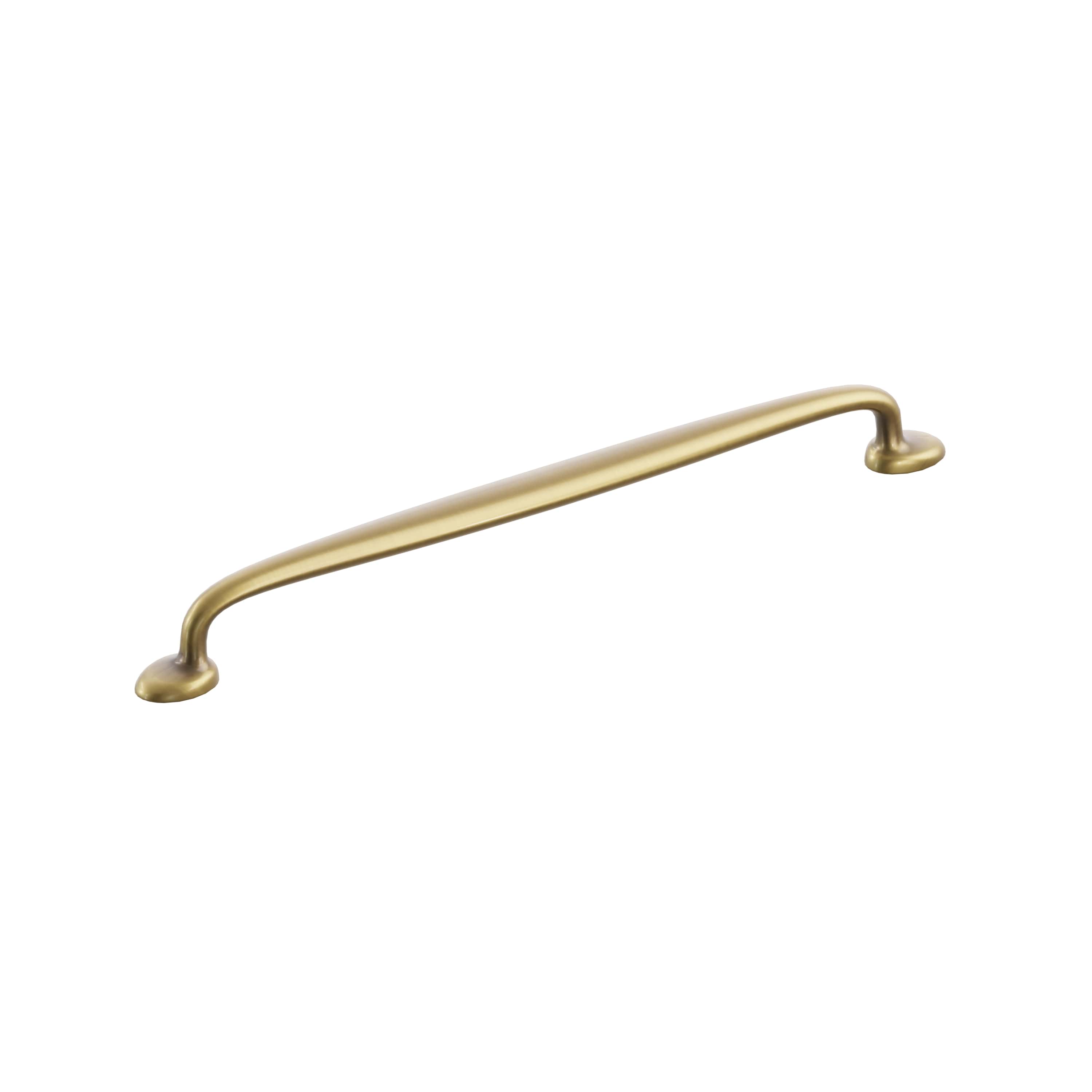 Schaub and Company Avenue, Cabinet Pull 10" cc, Vintage Brass