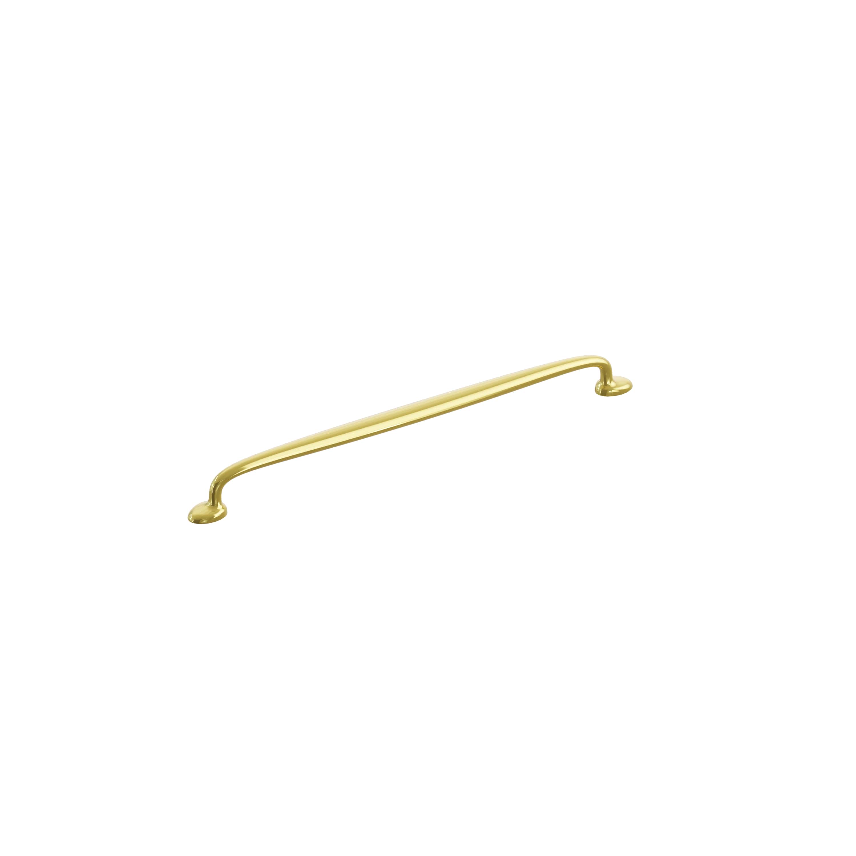 Schaub and Company Avenue, Cabinet Pull 12" cc, Unlacquered Brass