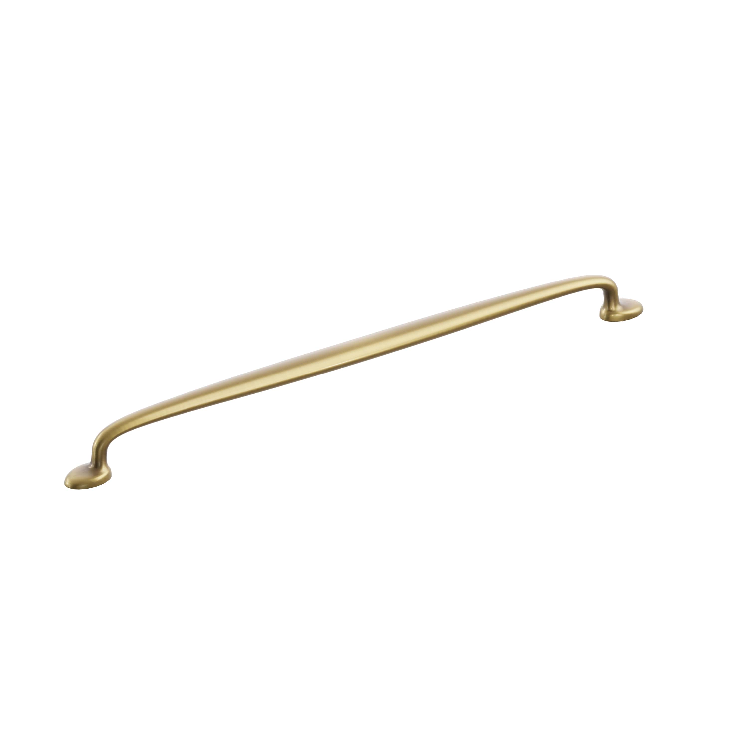 Schaub and Company Avenue, Cabinet Appliance Pull 18" cc, Vintage Brass