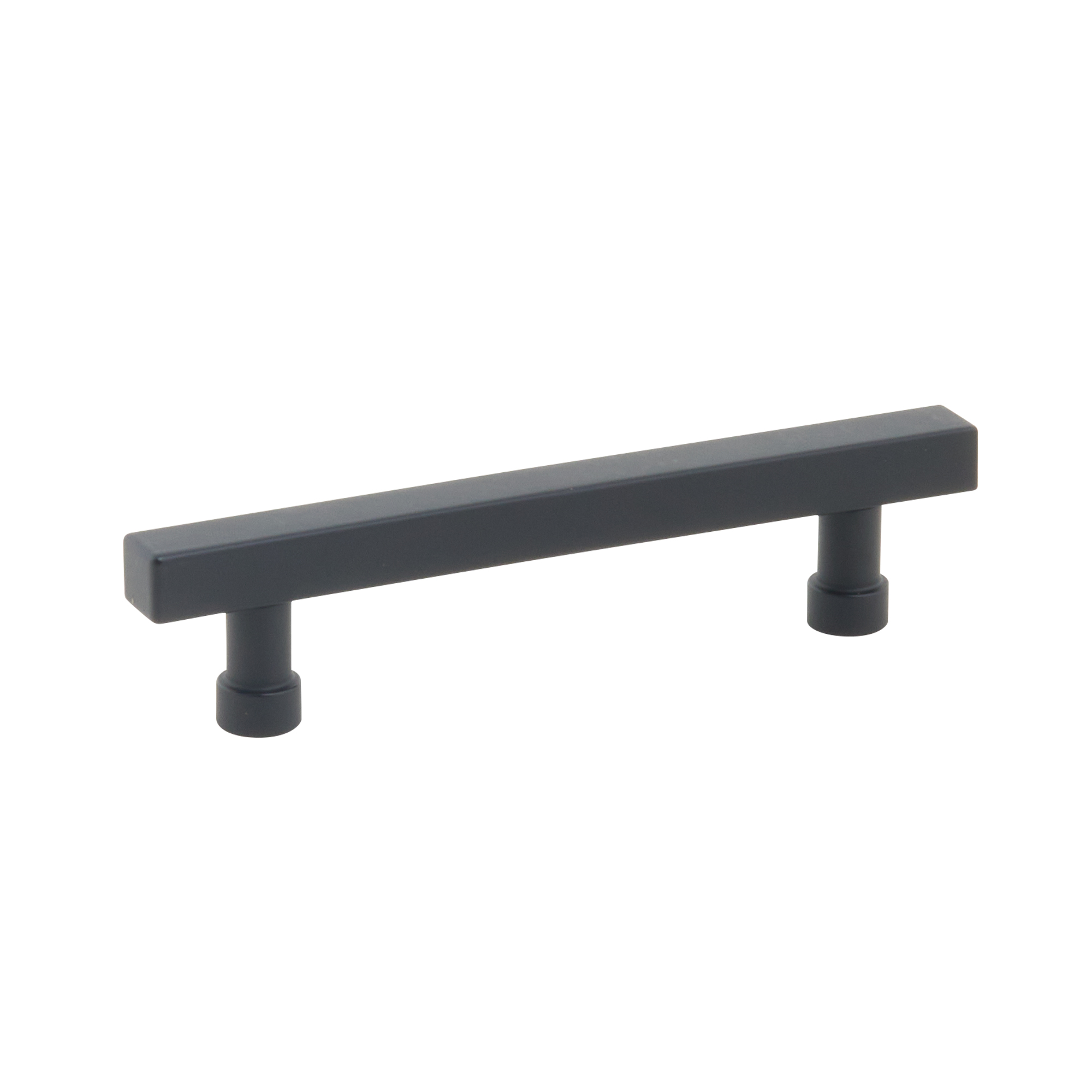 Schaub and Company NOHO, Cabinet Pull, Square, 4" cc, Matte Black