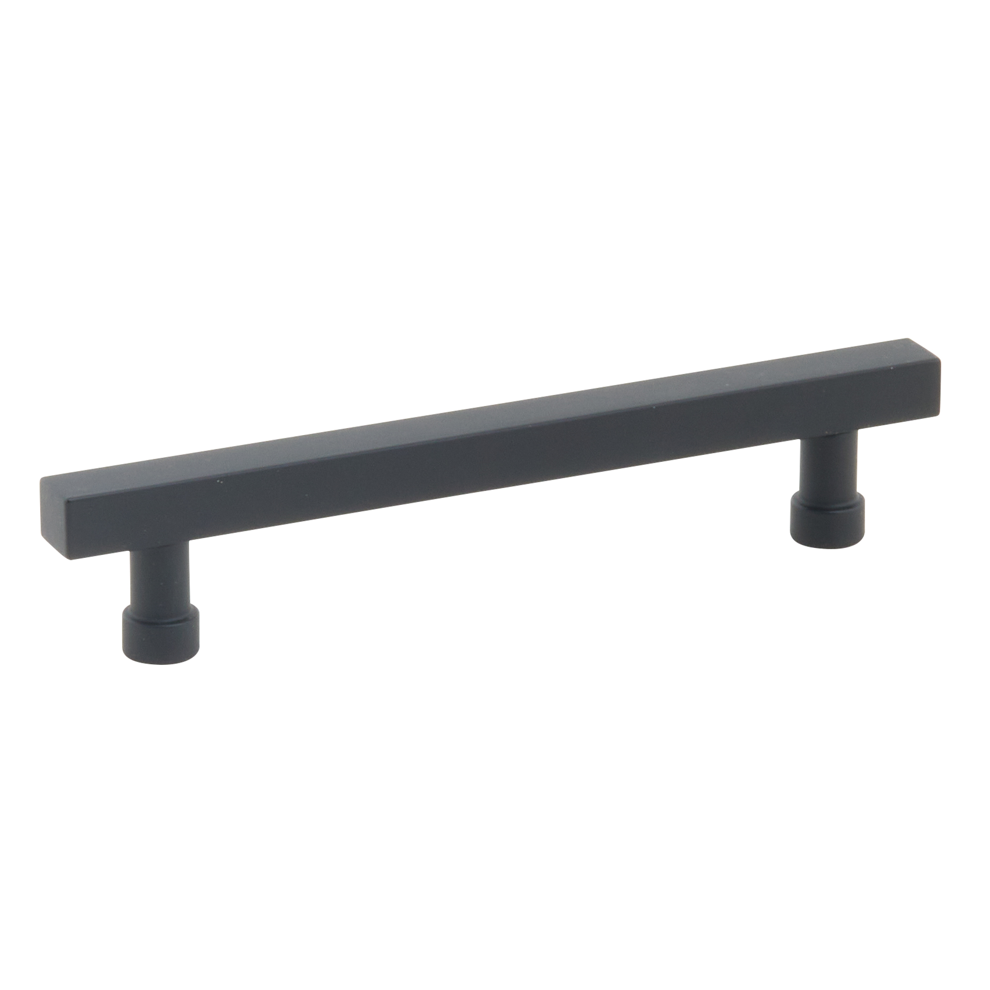 Schaub and Company NOHO, Cabinet Pull, Square, 5" cc, Matte Black