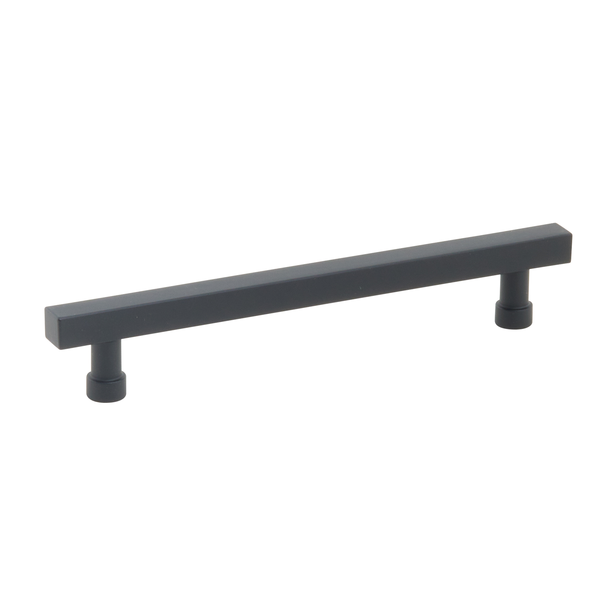 Schaub and Company NOHO, Cabinet Pull, Square, 6" cc, Matte Black